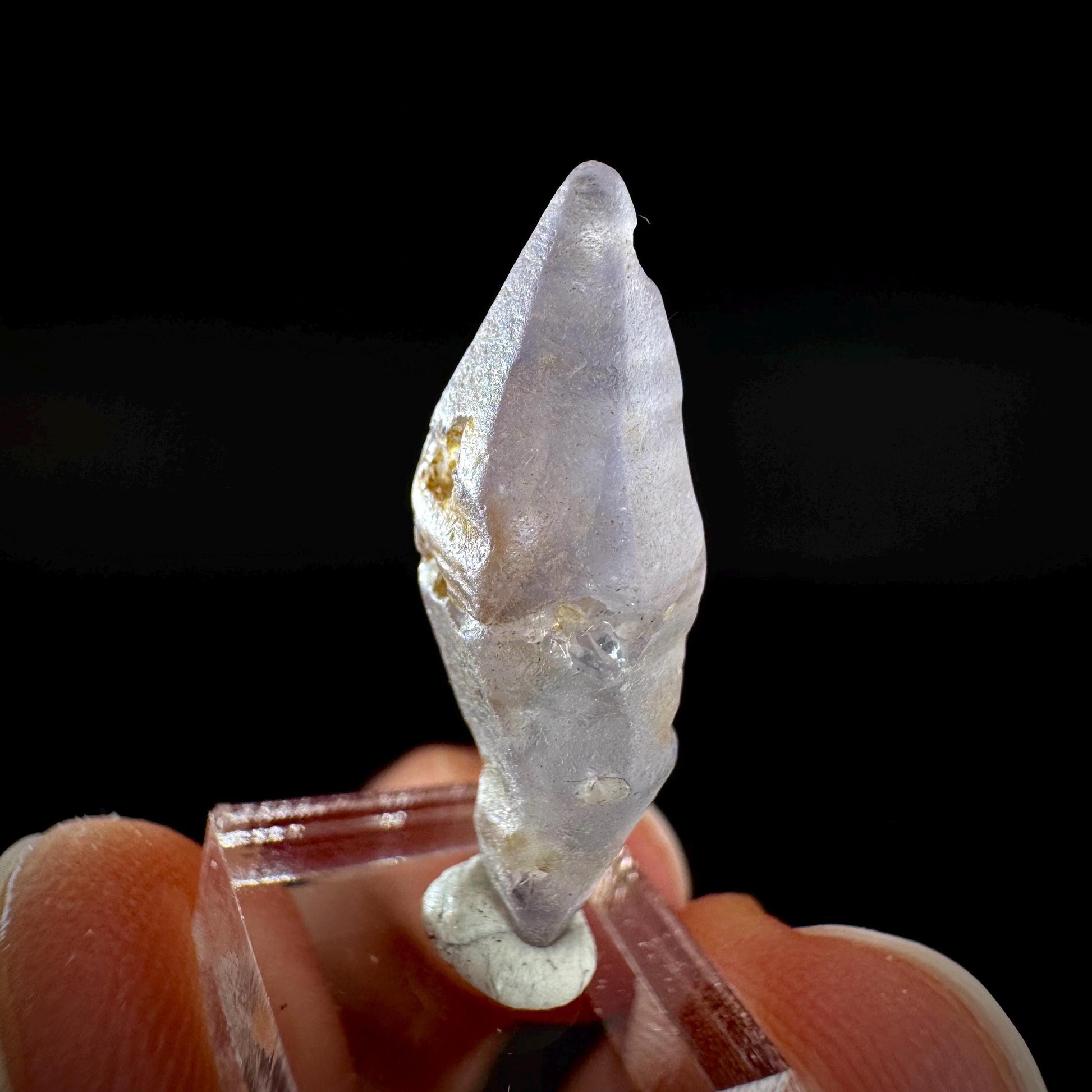 Ceylon Sapphire | natural lilac crystal, uncut raw sapphire, mineral specimen from Sri Lanka