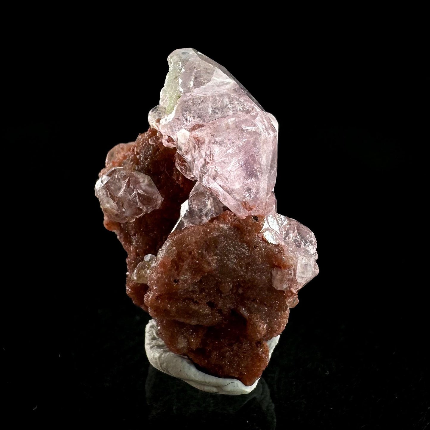 Gem Cobaltoan Calcite | translucent pink cobaltoan crystal cluster, mineral specimen