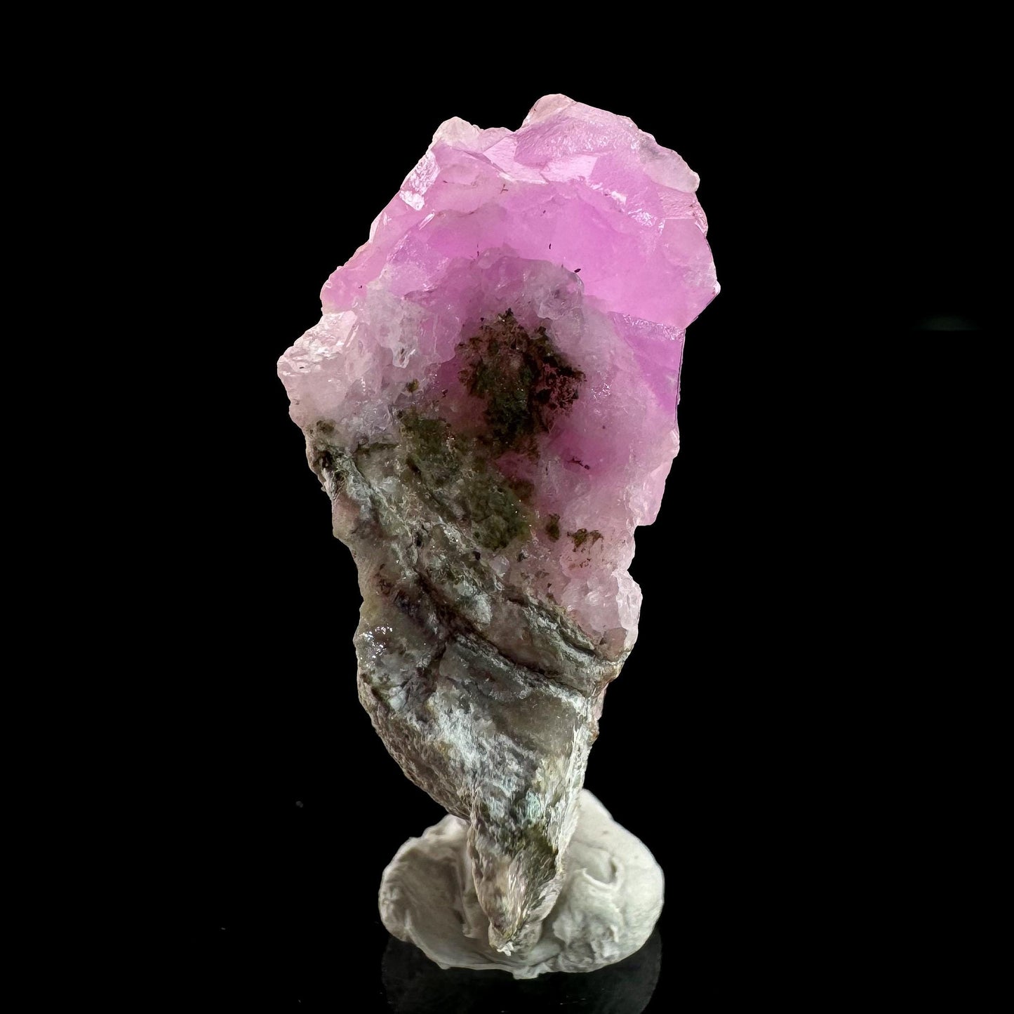 Gem Cobaltoan Calcite | translucent pink cobaltoan crystal cluster, mineral specimen