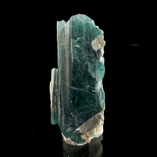 Grandidierite | blue crystal with terminated faces, rare mineral specimen from Madagascar
