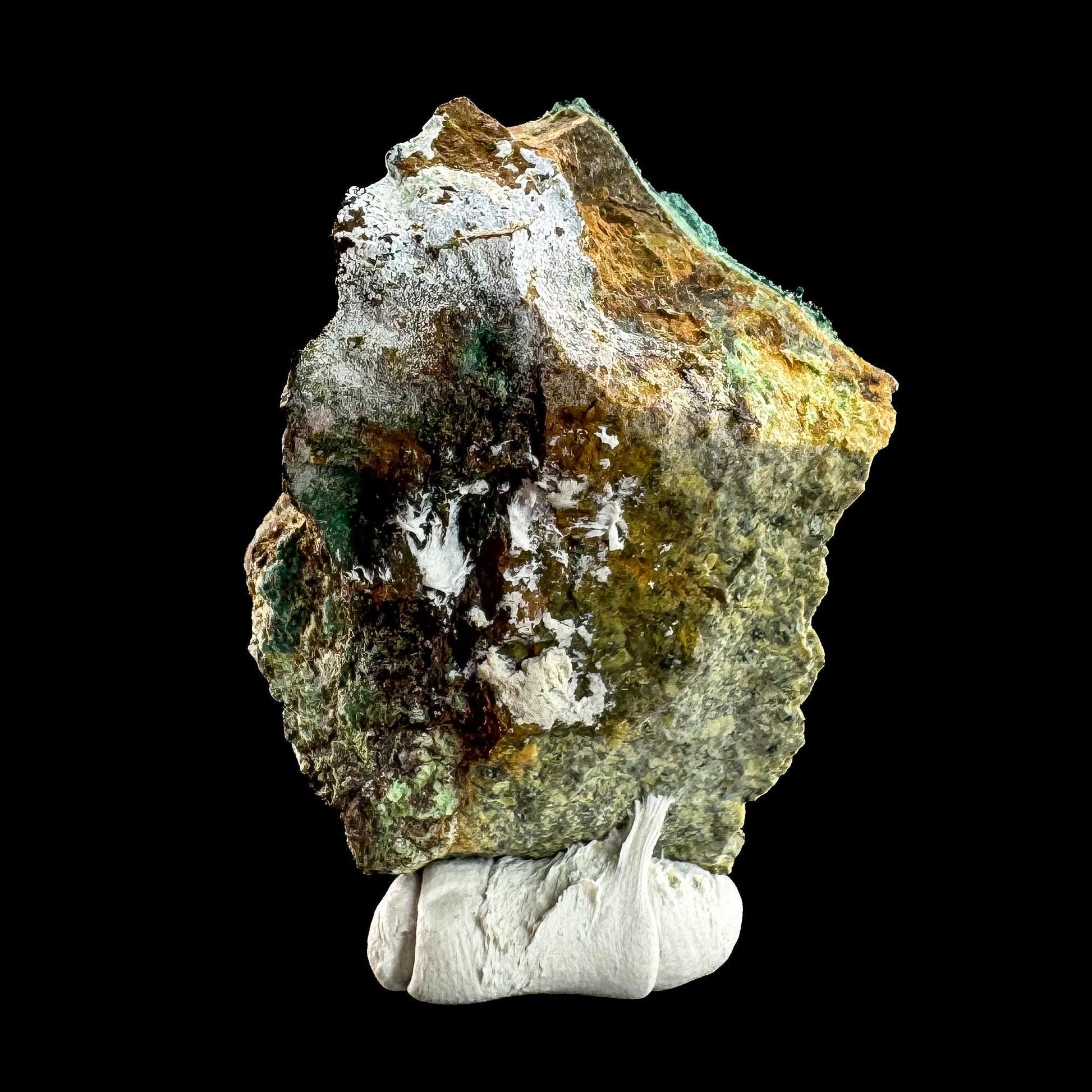 Atacamite | green crystals on matrix, rare mineral specimen from Chile