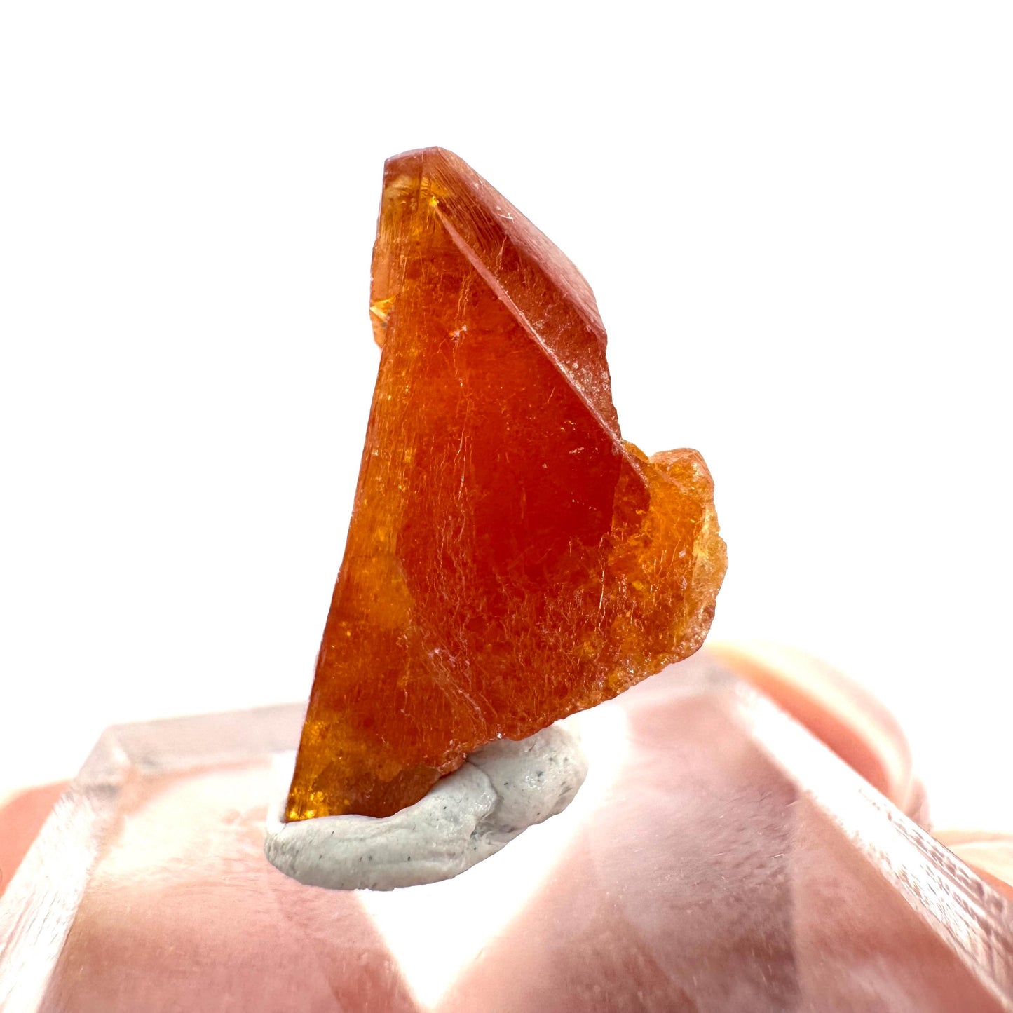 Scheelite | natural orange crystal, mineral specimen from Pakistan