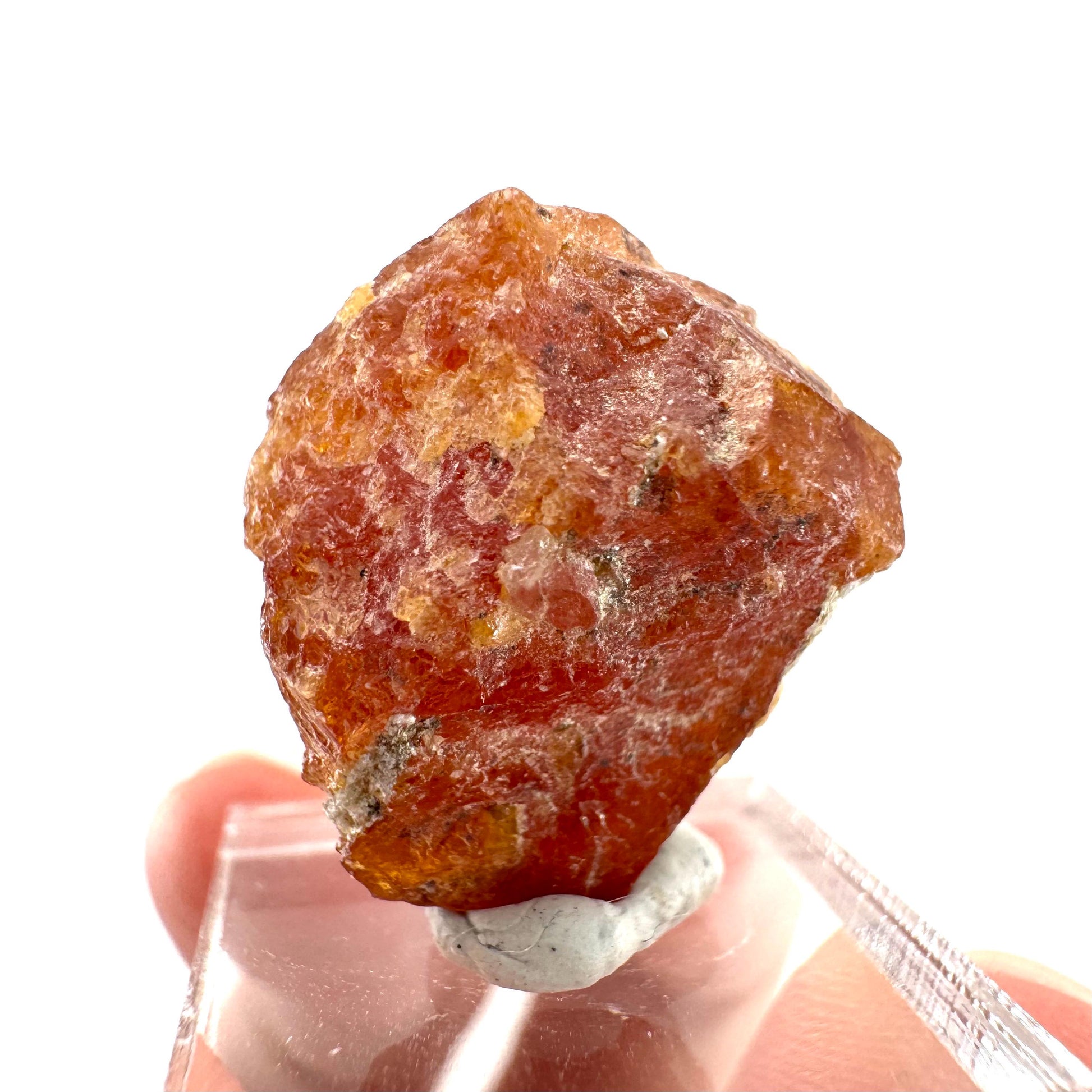 Scheelite | natural orange crystal, mineral specimen from Pakistan