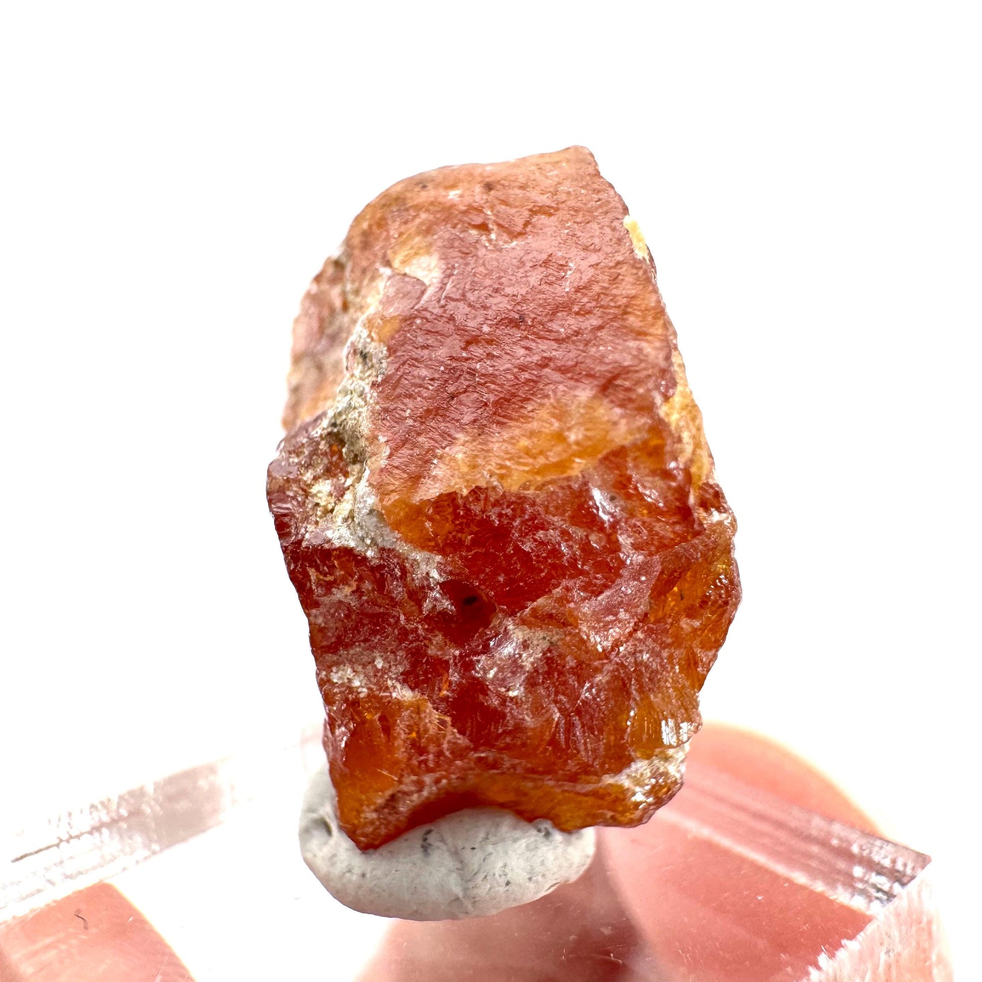 Scheelite | natural orange crystal, mineral specimen from Pakistan