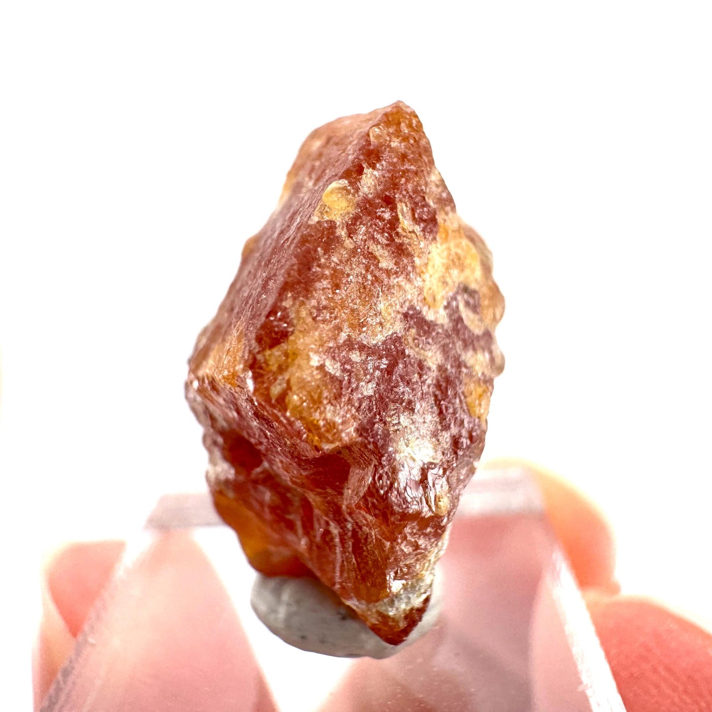 Scheelite | natural orange crystal, mineral specimen from Pakistan