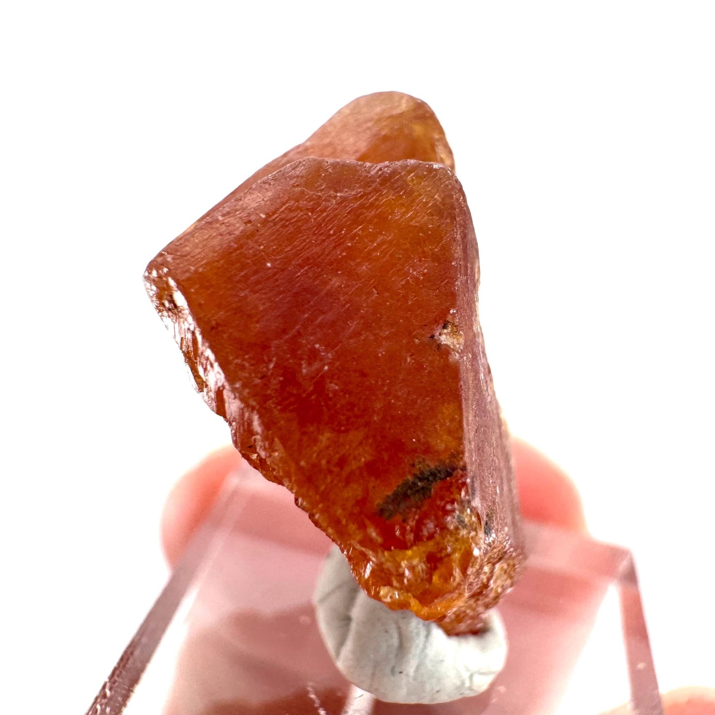 Scheelite | natural orange crystal, mineral specimen from Pakistan
