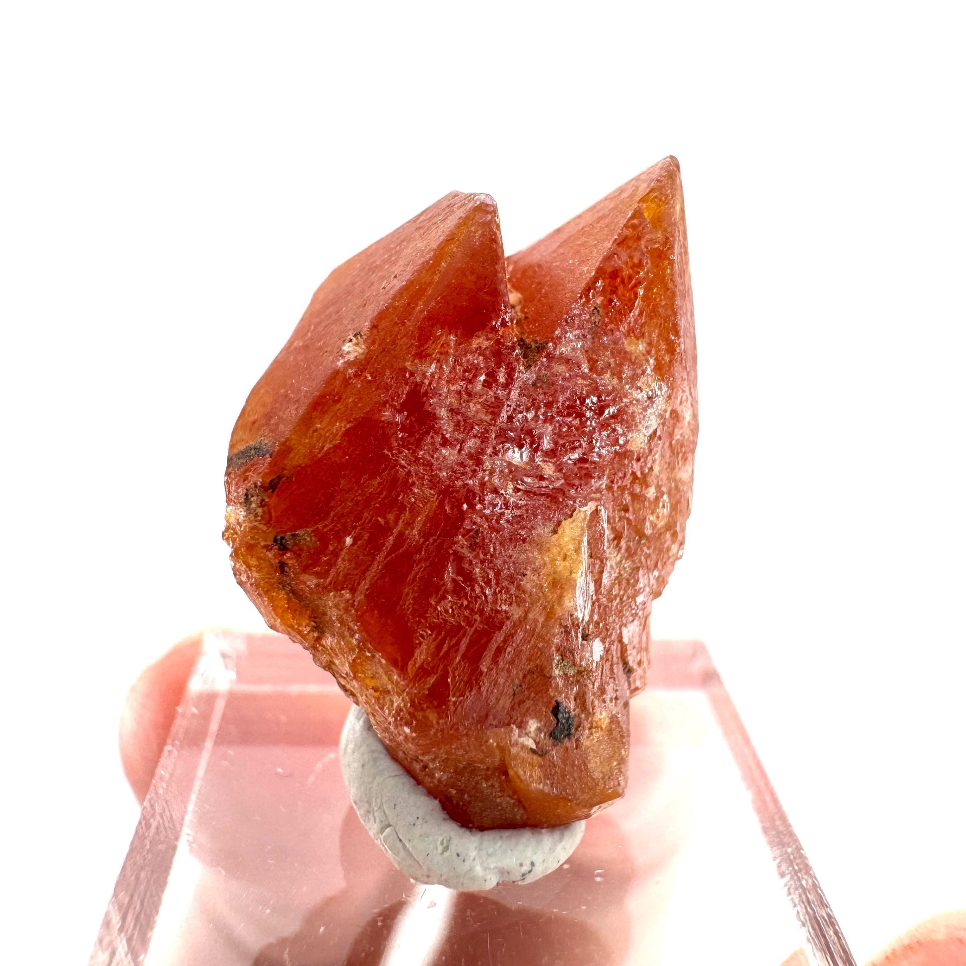 Scheelite | natural orange crystal, mineral specimen from Pakistan