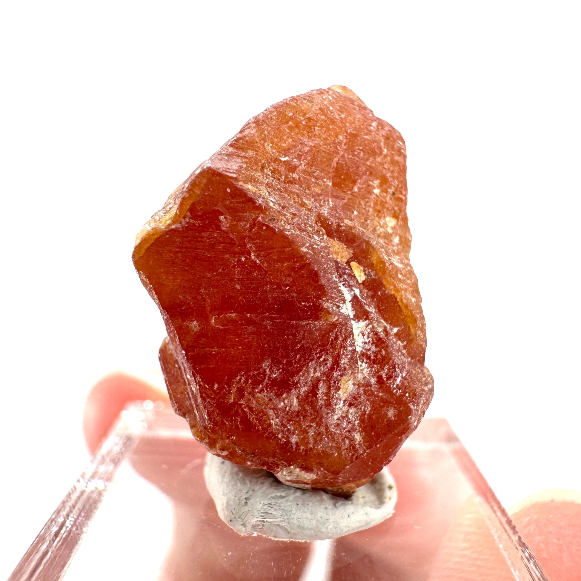 Scheelite | natural orange crystal, mineral specimen from Pakistan