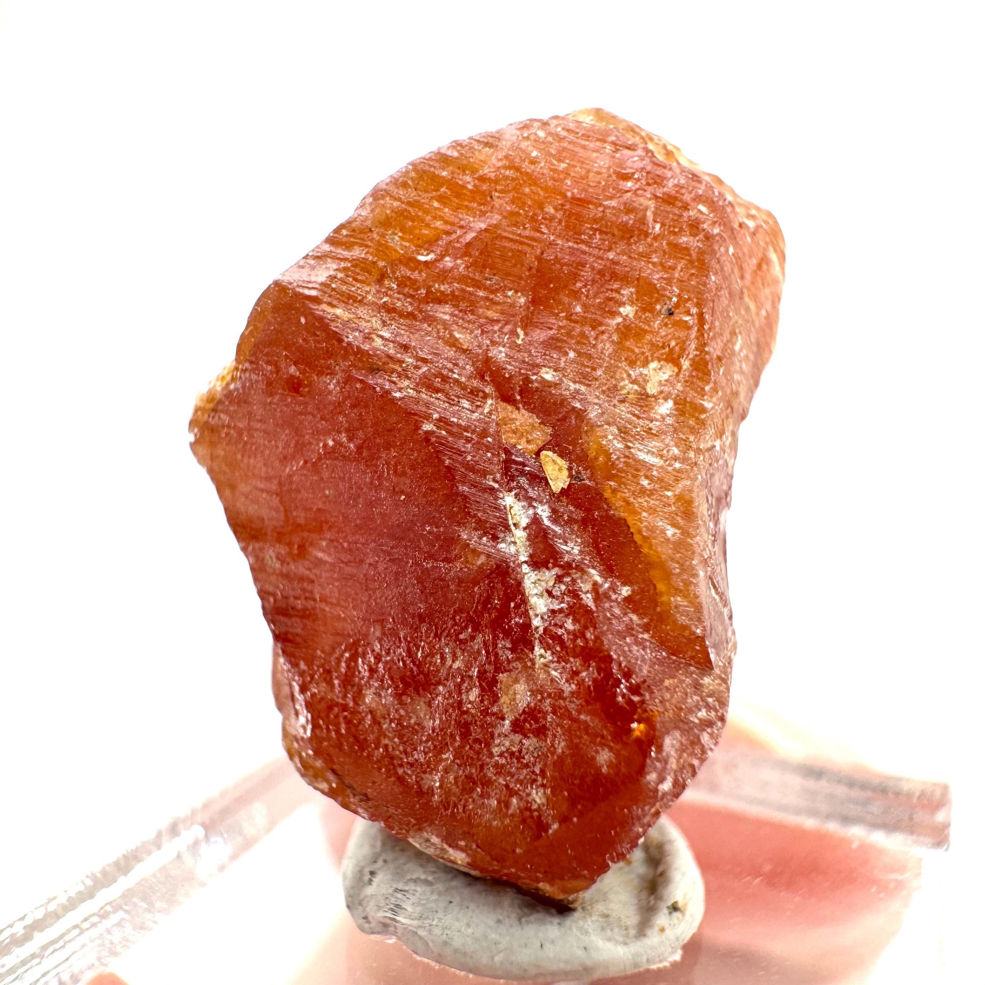 Scheelite | natural orange crystal, mineral specimen from Pakistan