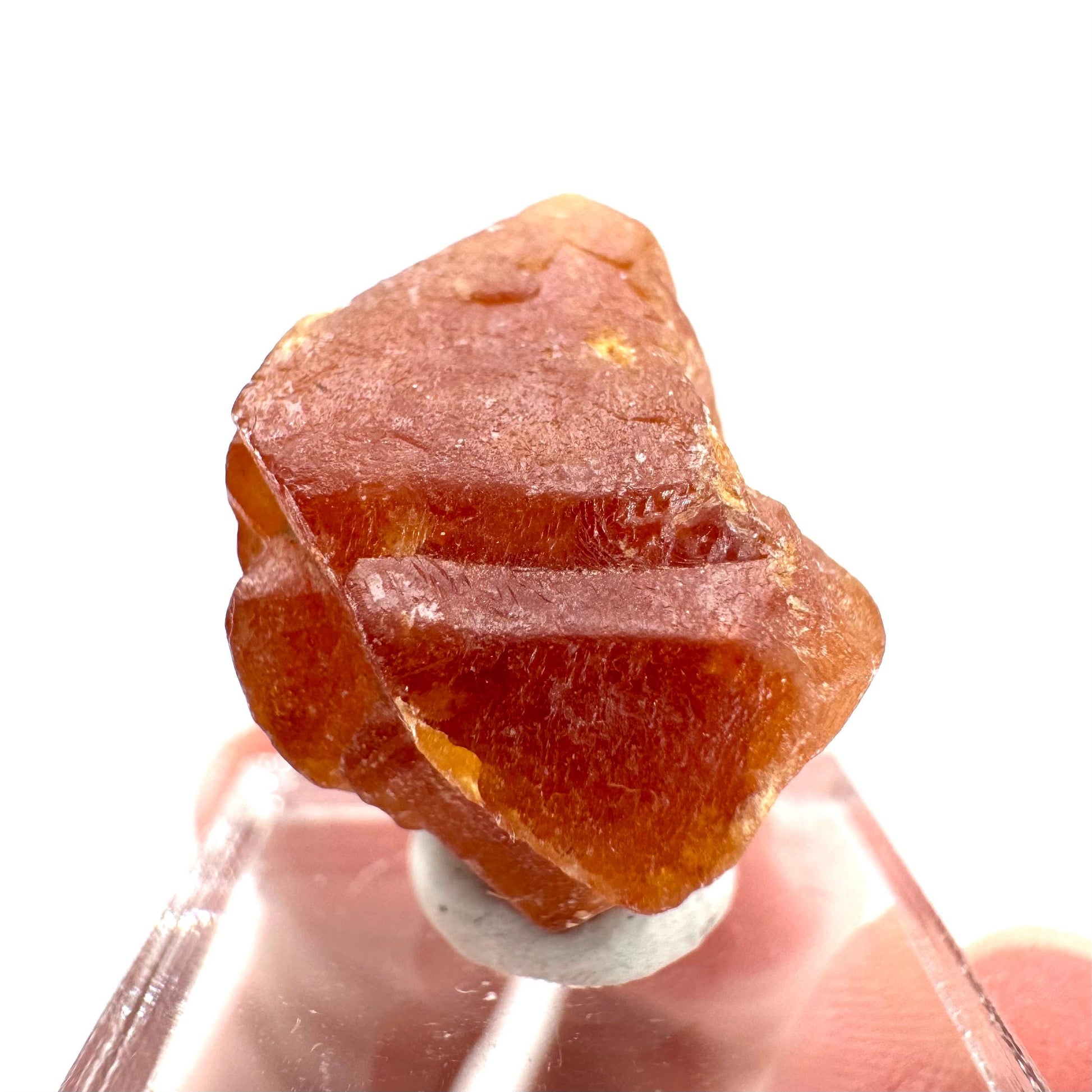 Scheelite | natural orange crystal, mineral specimen from Pakistan