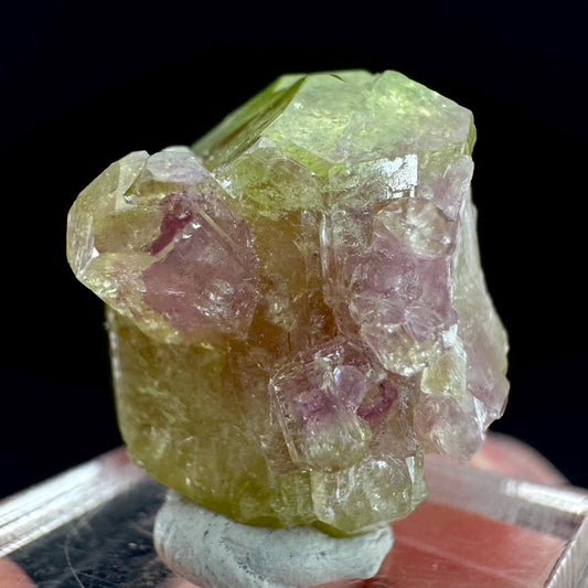 Vesuvianite (Canada) | green & purple crystal, rare mineral specimen
