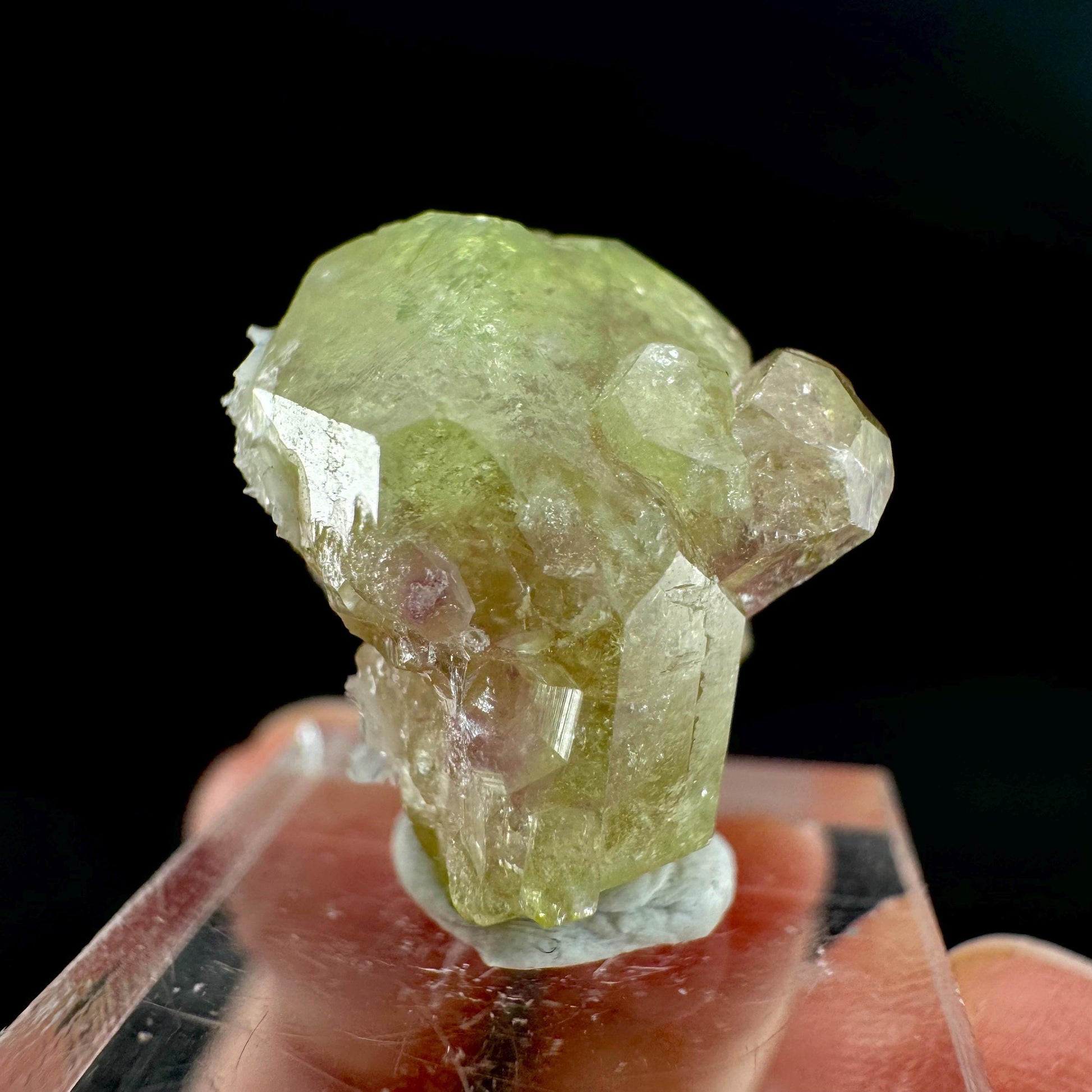 Vesuvianite (Canada) | green & purple crystal, rare mineral specimen