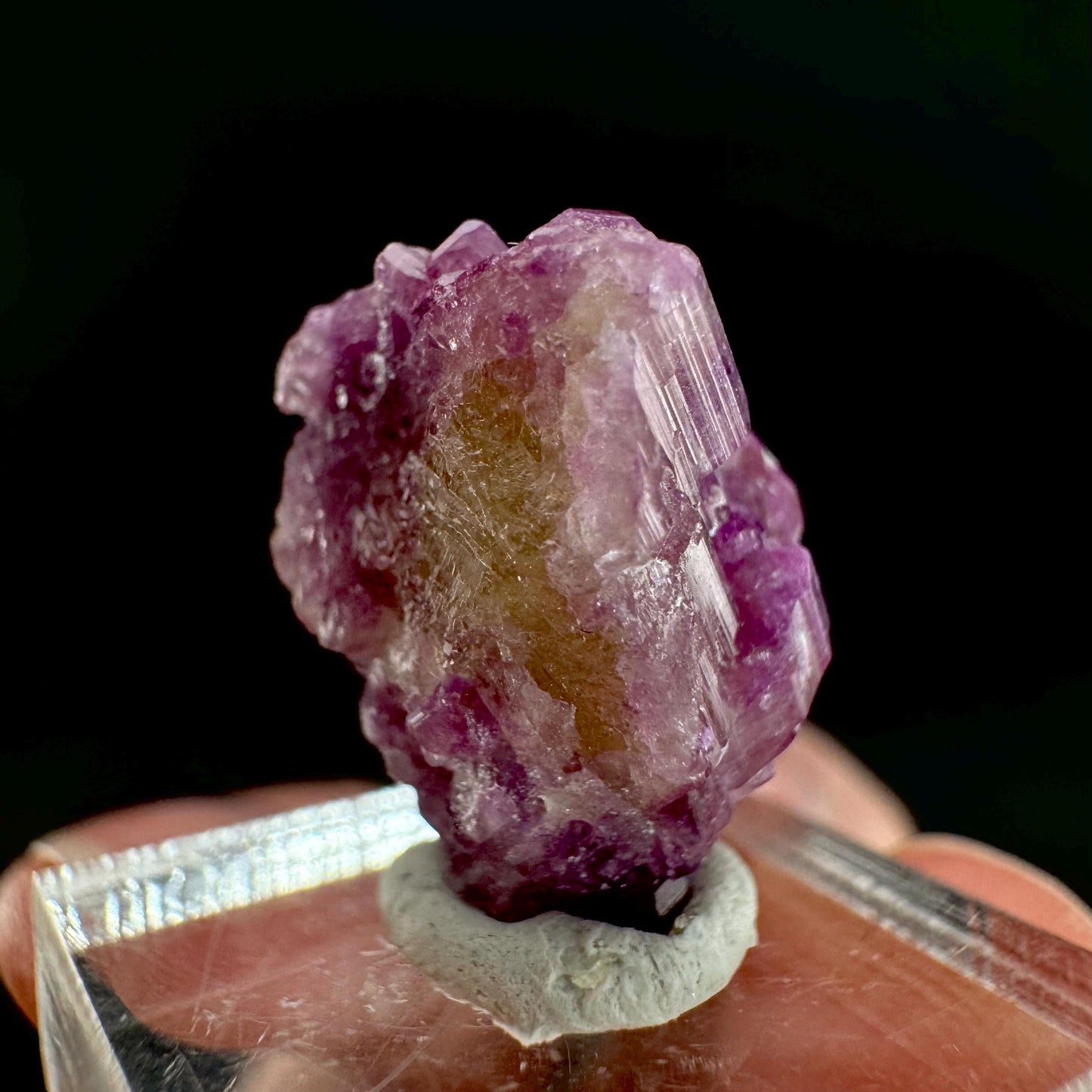 Vesuvianite (Canada) | purple crystal, rare mineral specimen