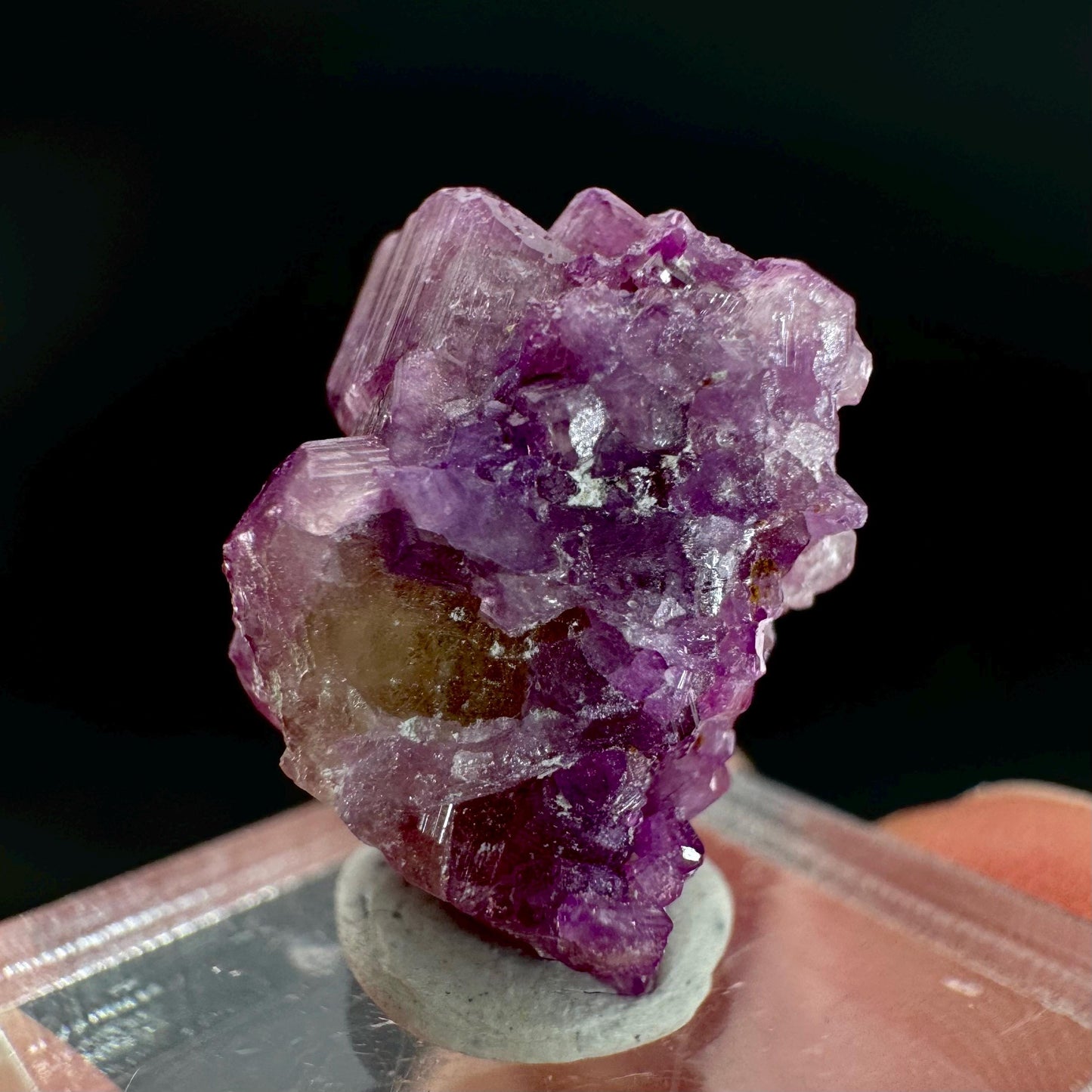 Vesuvianite (Canada) | purple crystal, rare mineral specimen