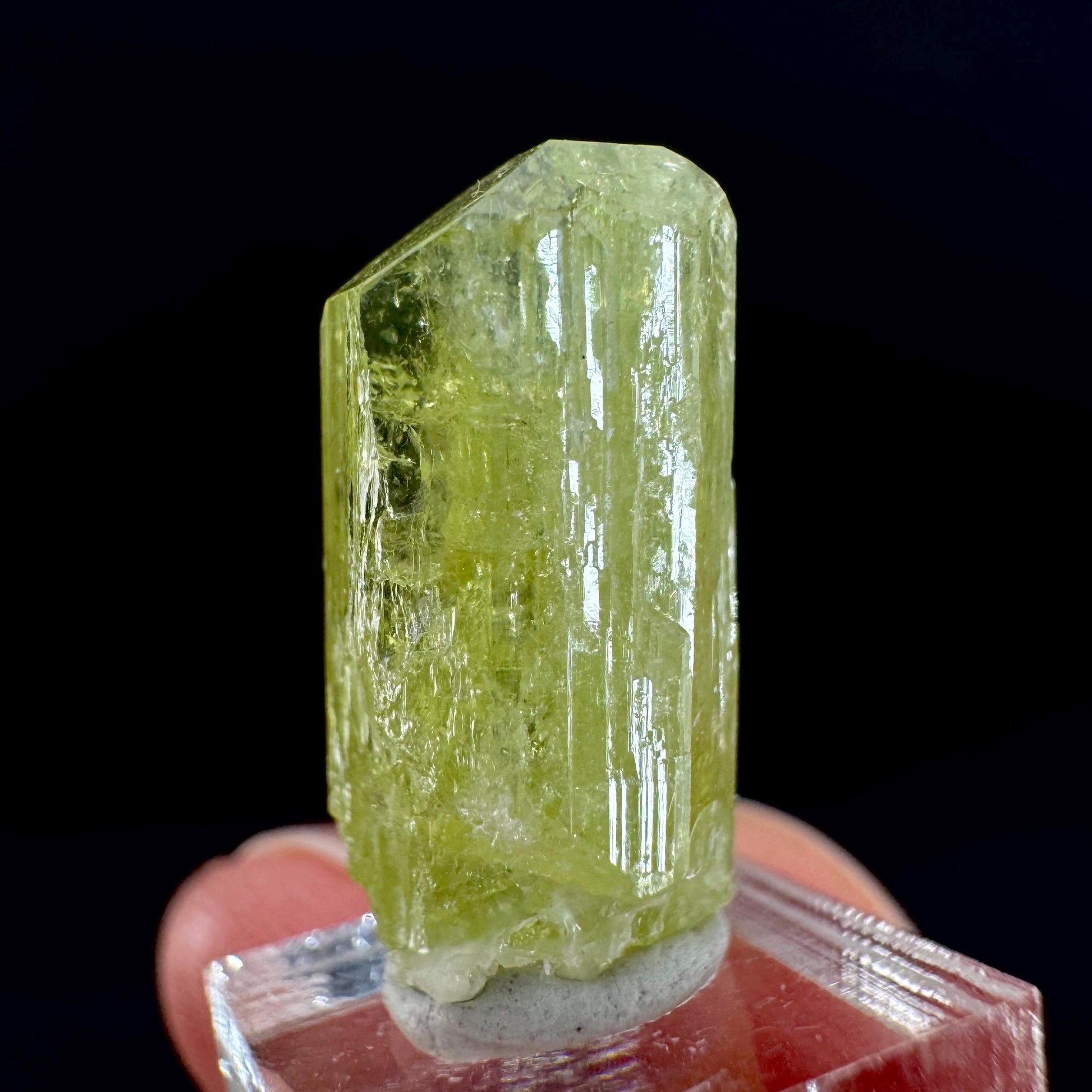 Vesuvianite (Canada) | green crystal, rare mineral specimen