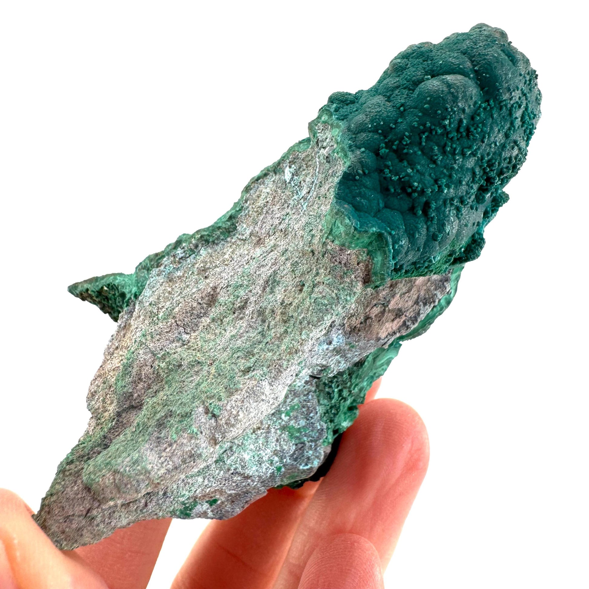 Malachite & Chrysocolla | raw green-blue crystal cluster, mineral specimen