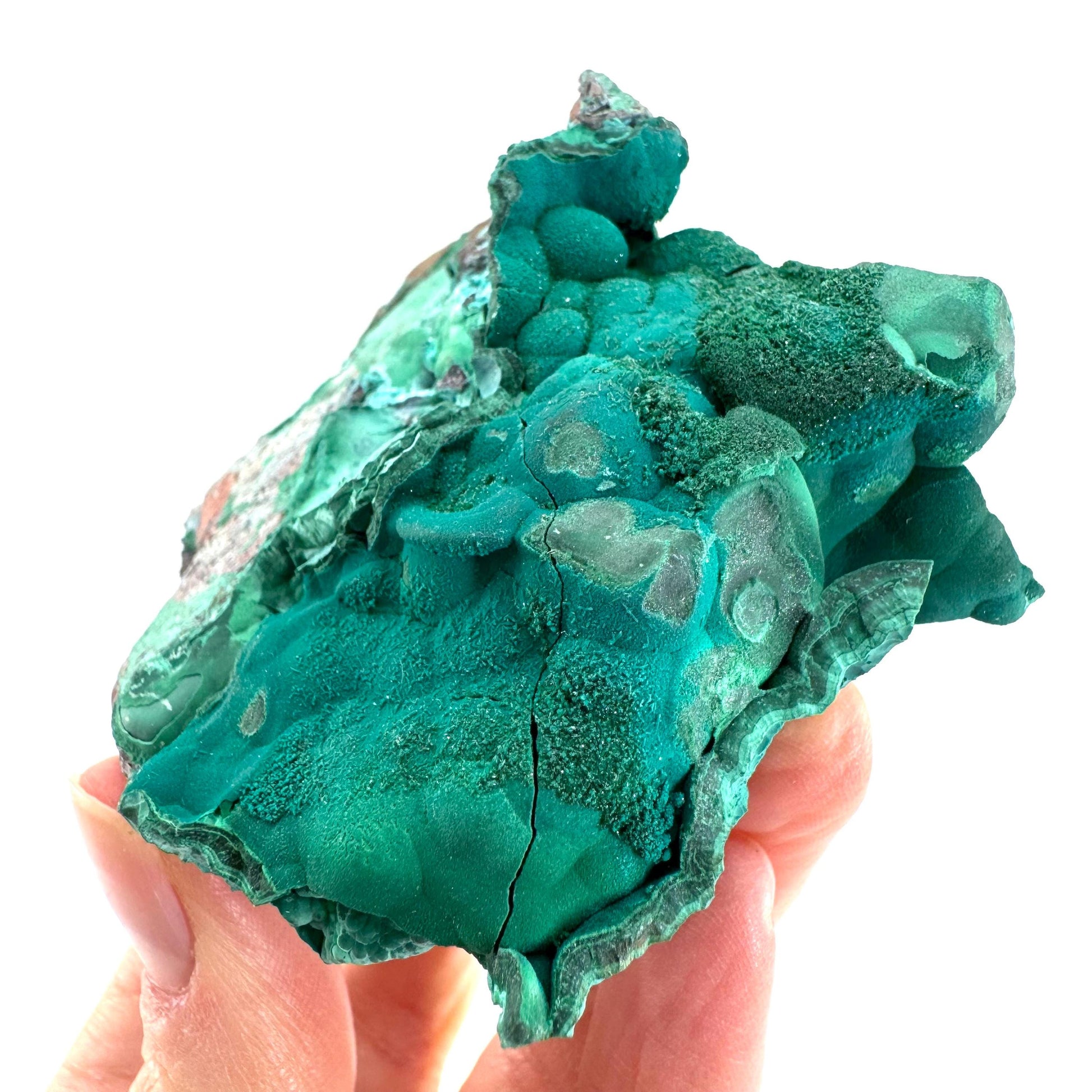 Malachite & Chrysocolla | raw green-blue crystal cluster, mineral specimen