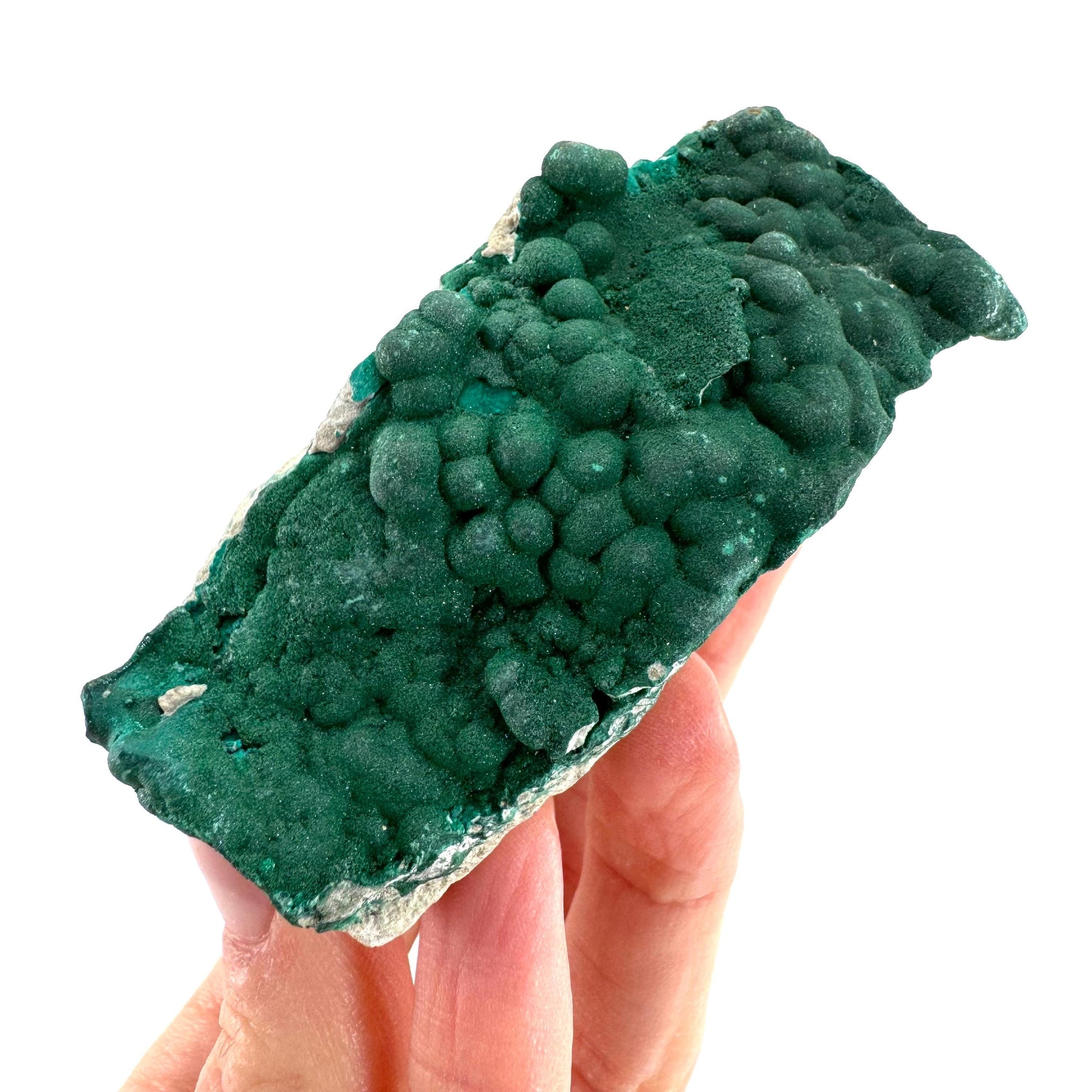 Botryoidal Malachite | raw green crystal, mineral specimen