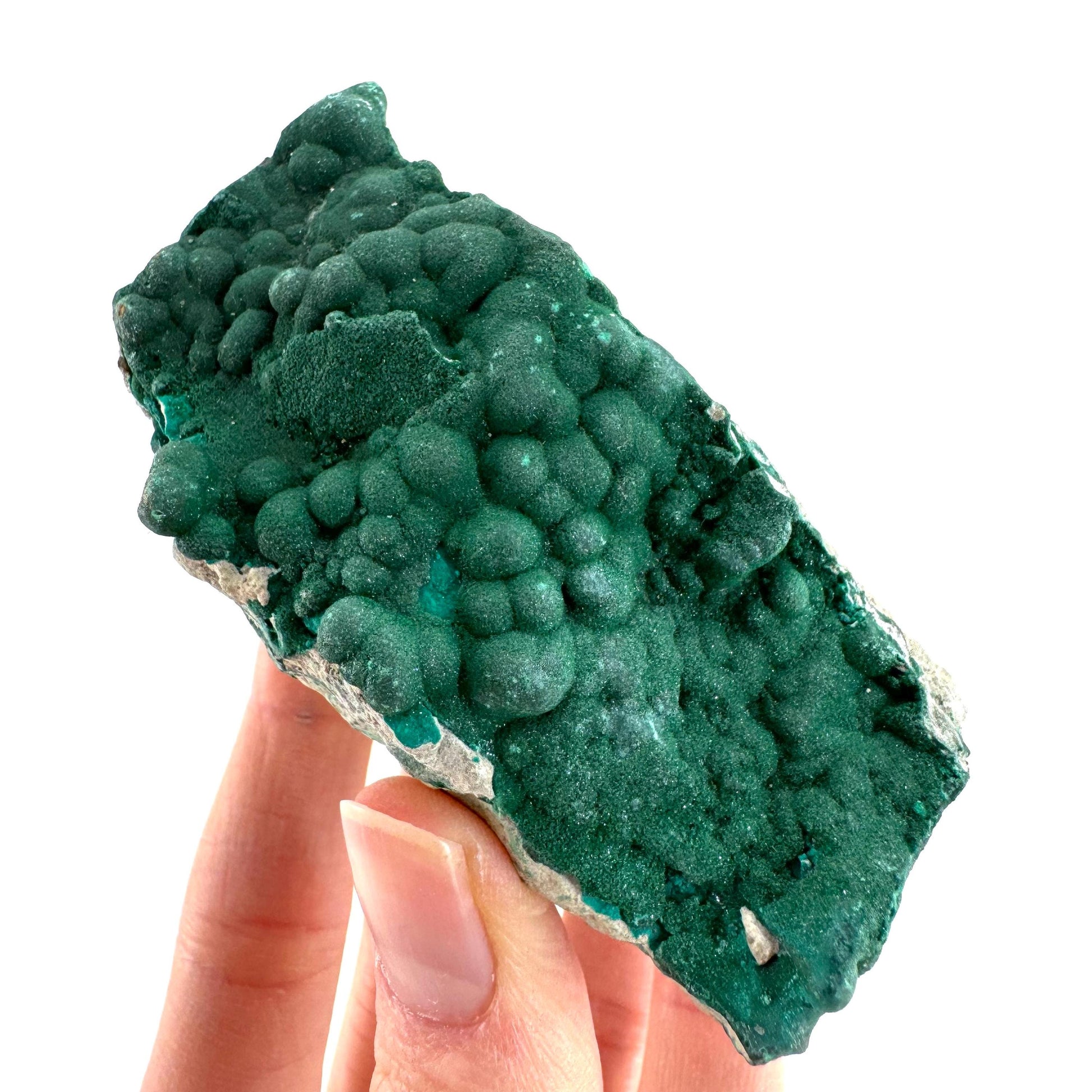 Botryoidal Malachite | raw green crystal, mineral specimen