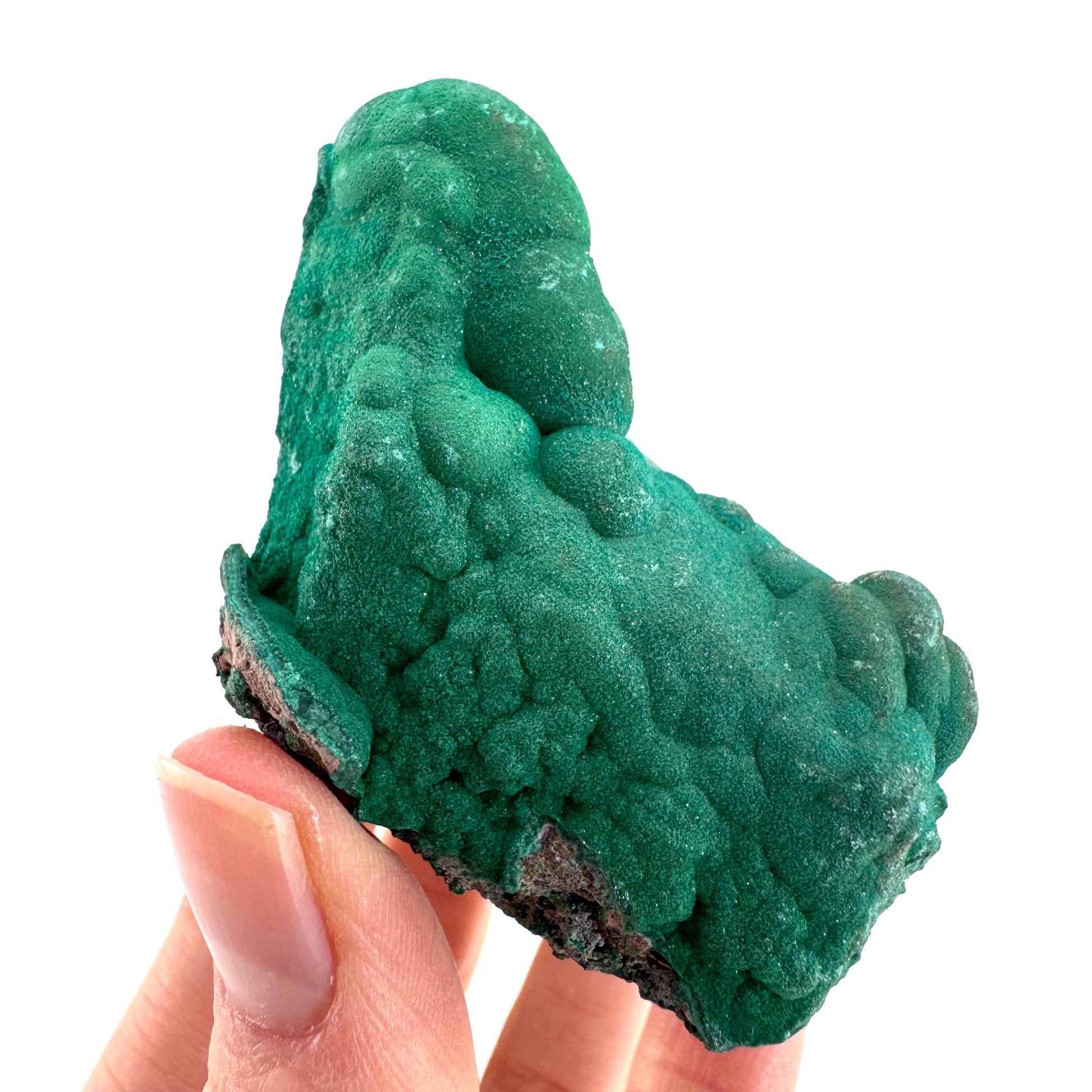 Botryoidal Malachite | raw green crystal, mineral specimen