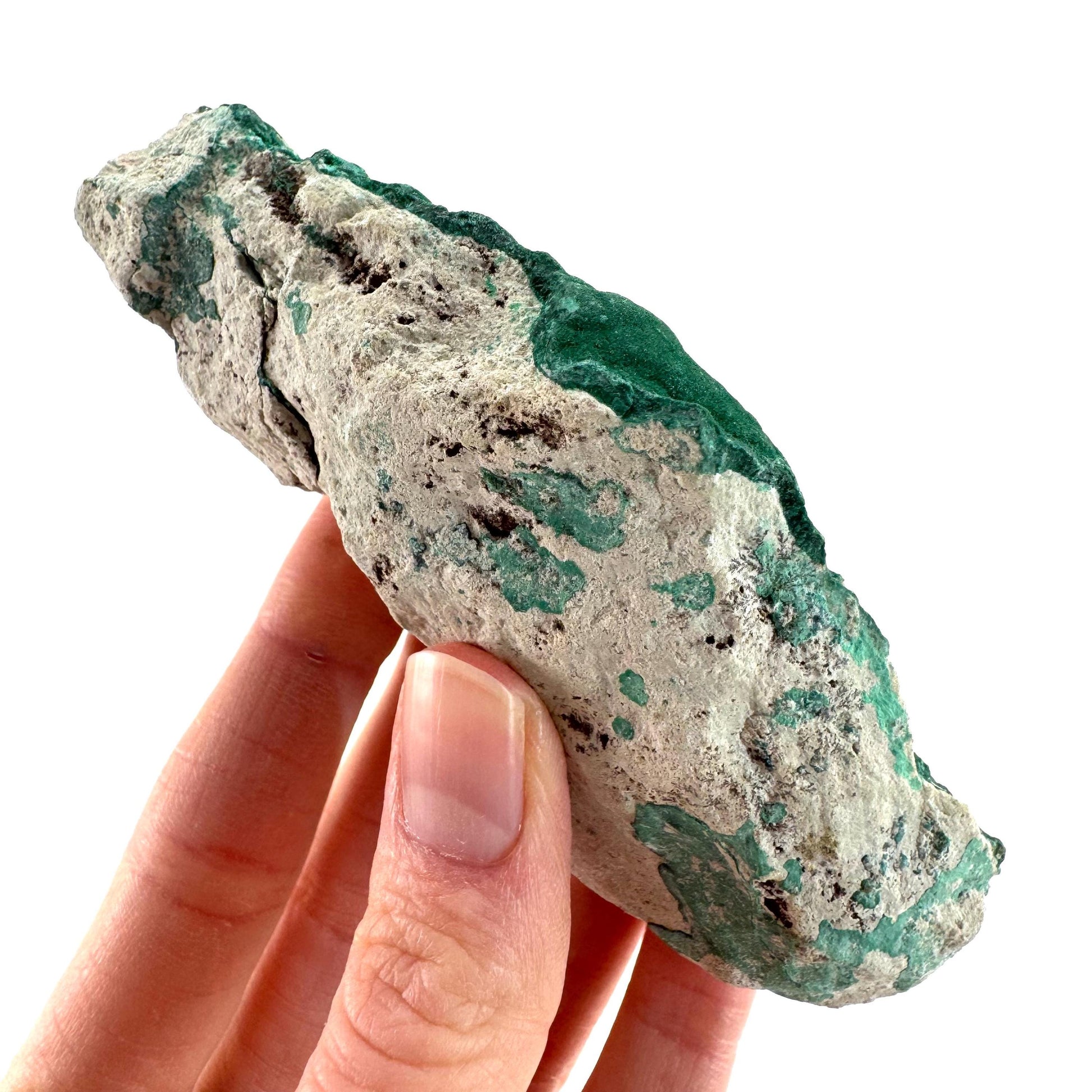 Botryoidal Malachite | raw green crystal, mineral specimen
