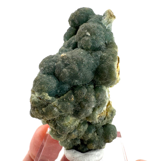 Wavellite (Arkansas, USA) | green crystal cluster, mineral specimen