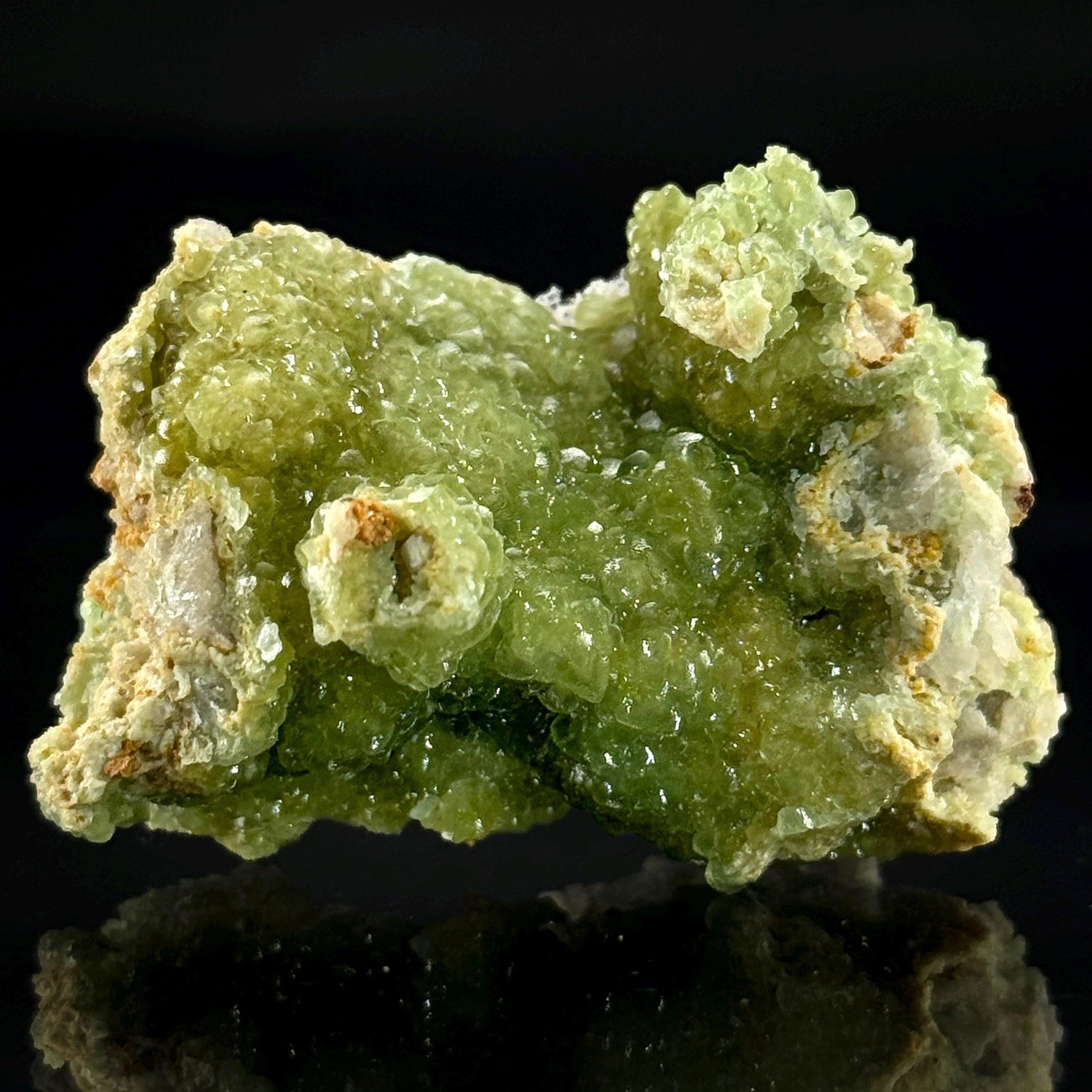 Willemite | green crystal, rare mineral specimen from Tsumeb Mine, Namibia