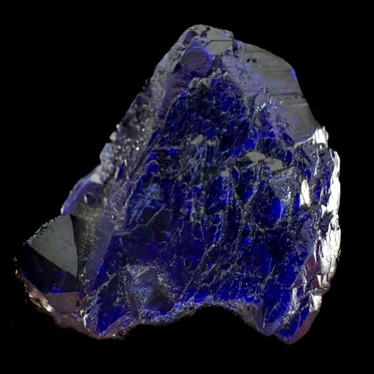Azurite | blue crystal, mineral specimen from Morocco