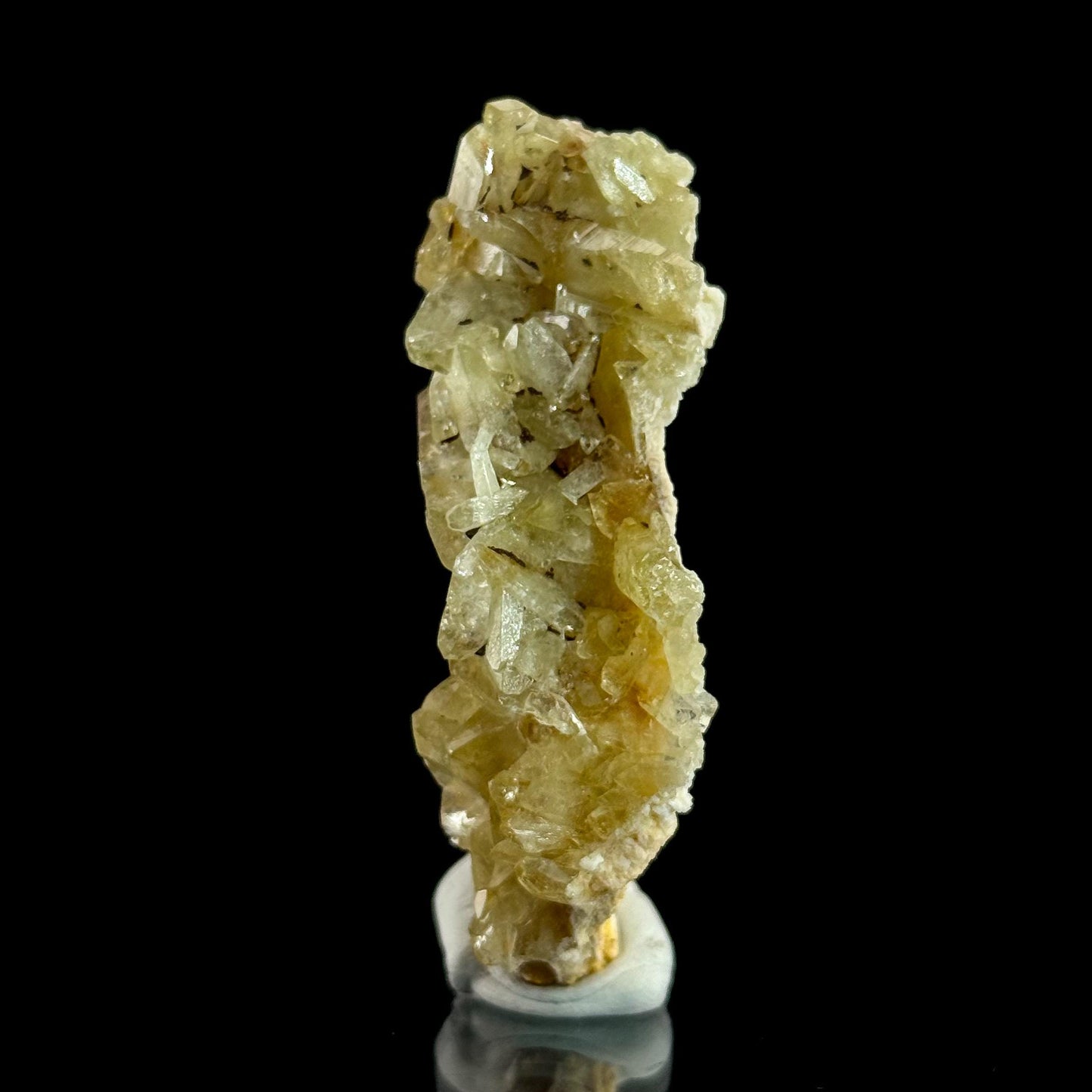 Brazilianite on Matrix | yellow crystal, mineral specimen from Brazil