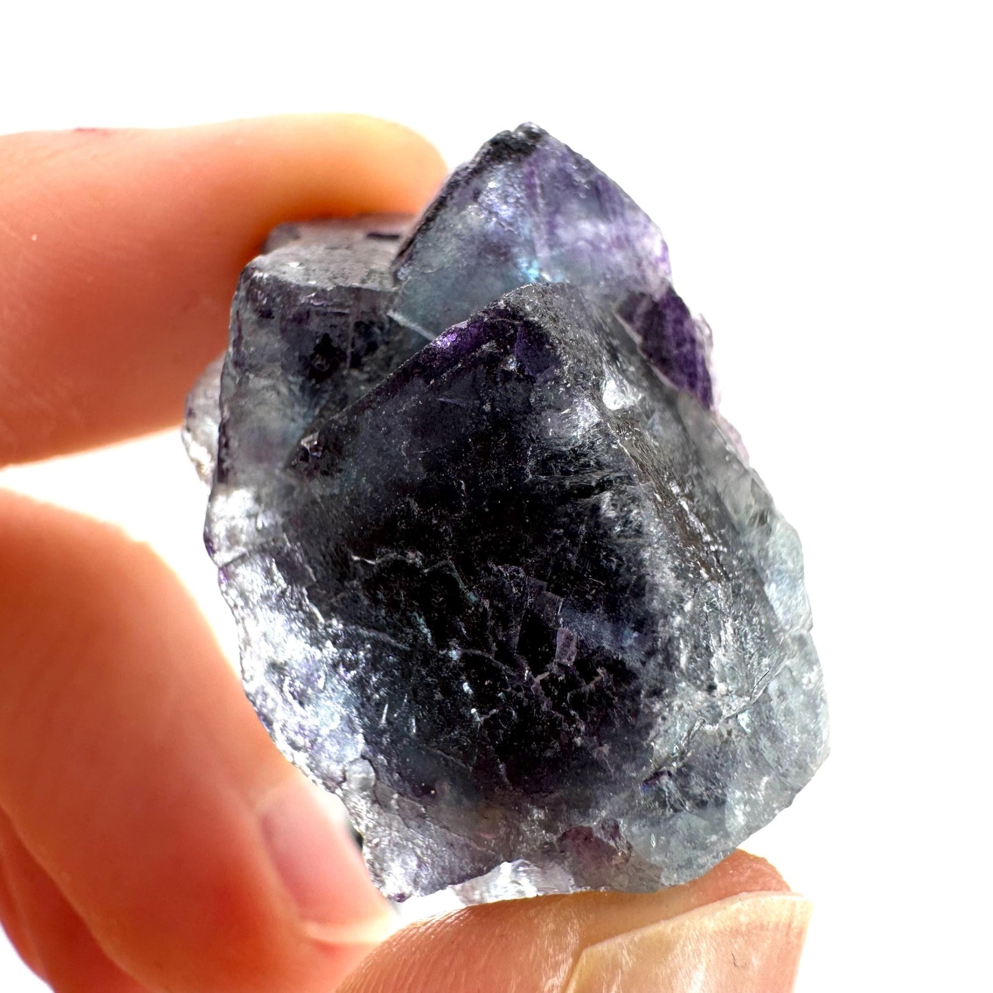 Okorusu Fluorite | blue crystal cluster, mineral specimen from Namibia