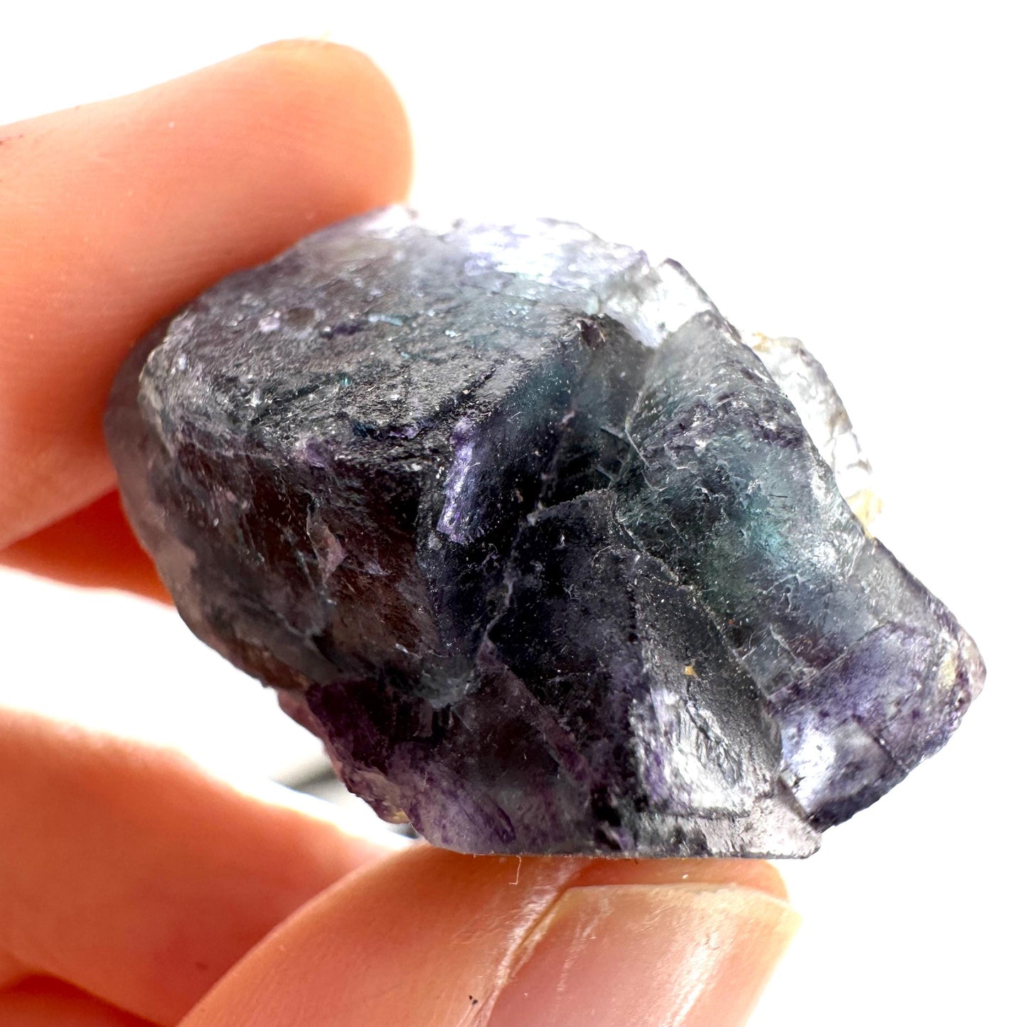 Okorusu Fluorite | blue crystal cluster, mineral specimen from Namibia