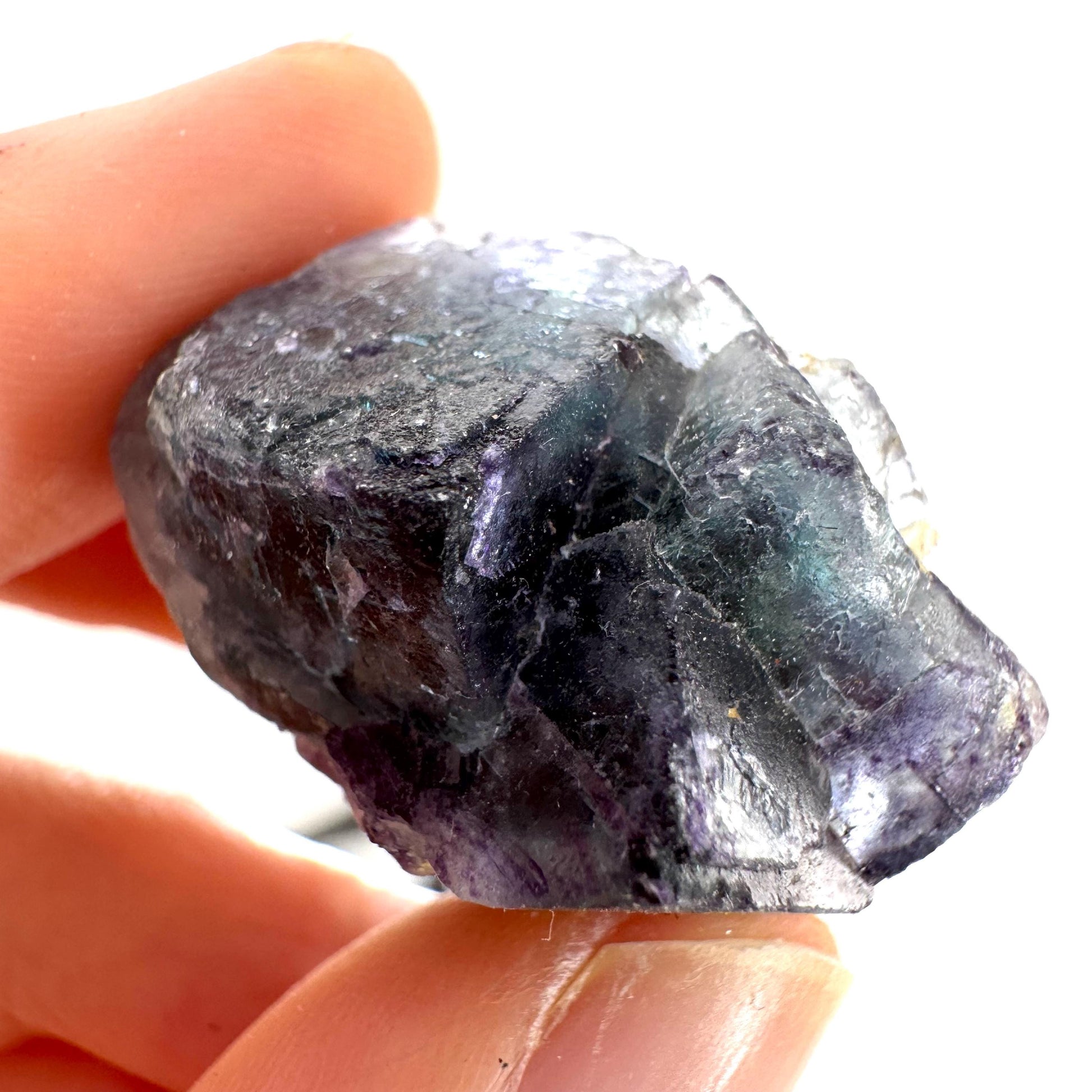 Okorusu Fluorite | blue crystal cluster, mineral specimen from Namibia