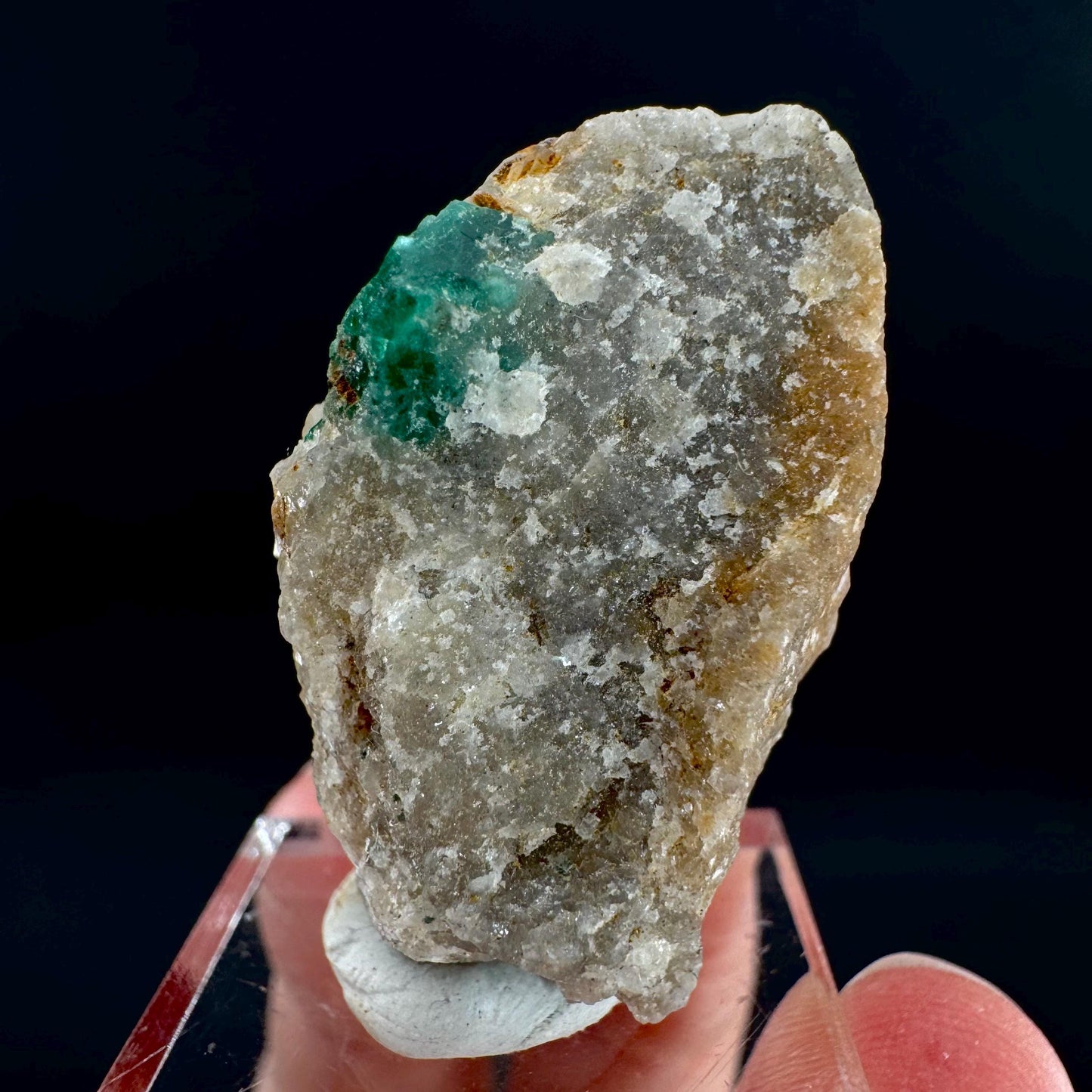 Emerald on Matrix | natural green crystal cluster, raw mineral specimen (Pakistan)
