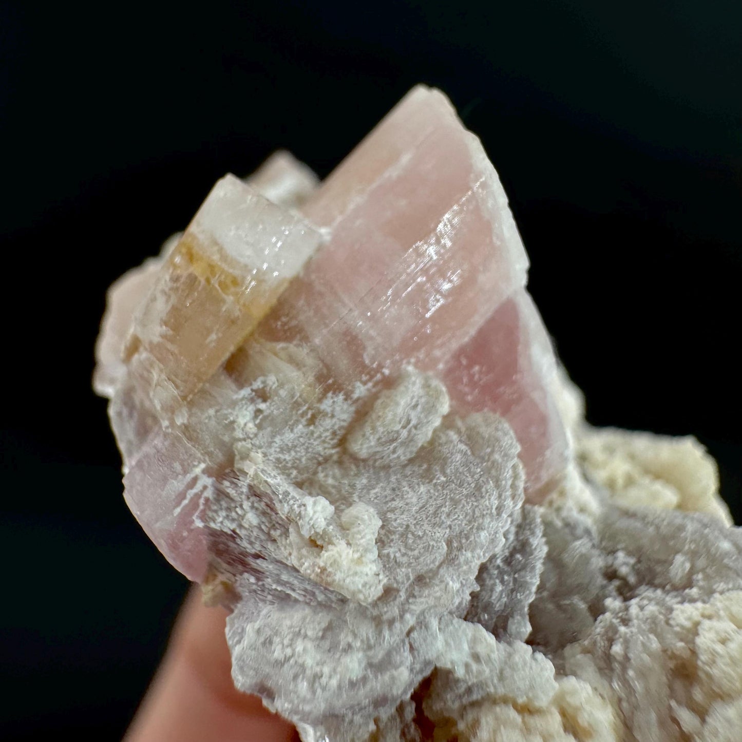 Tourmaline on Matrix | Natural Pink Crystal, Mineral Specimen from Pakistan