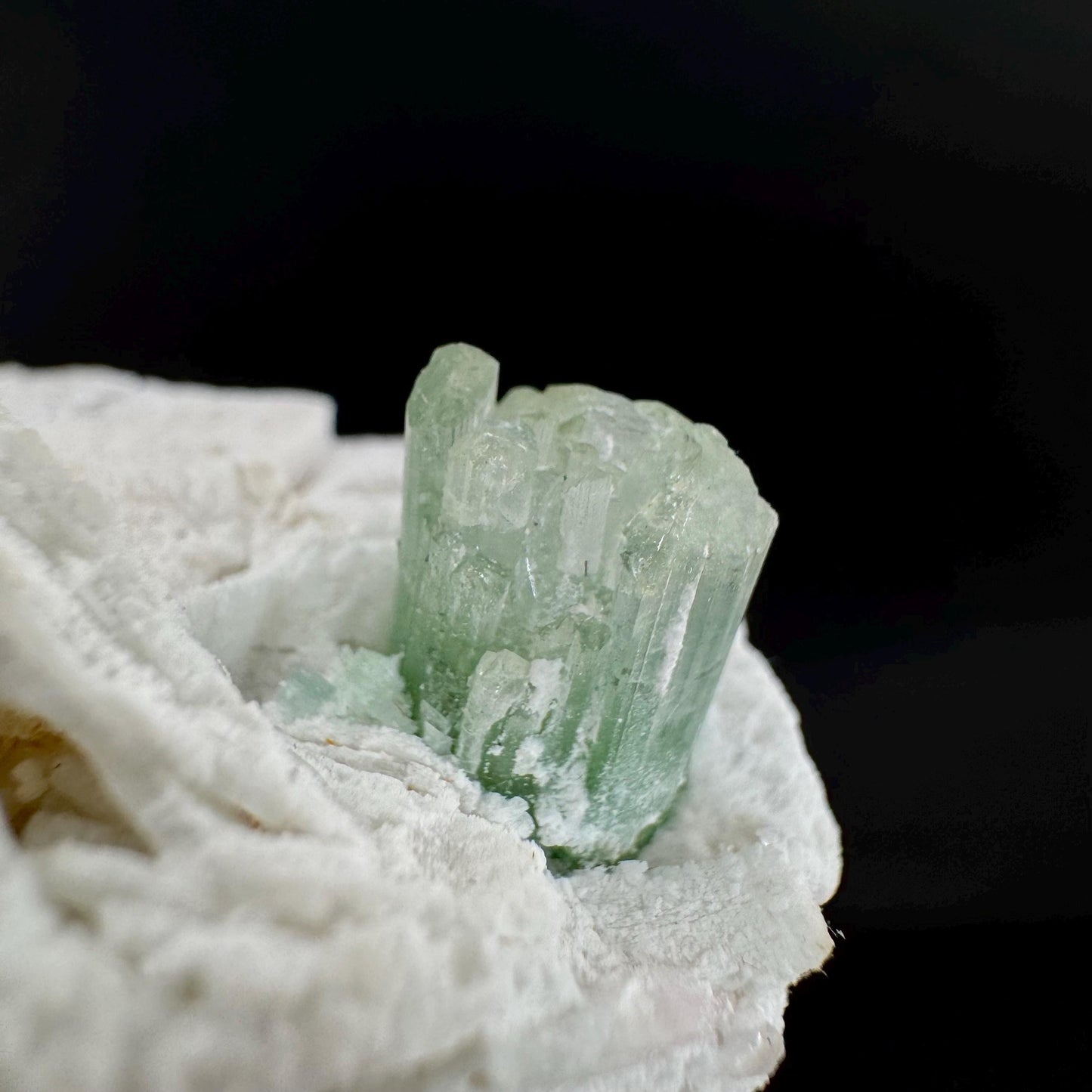 Indicolite Tourmaline on Matrix | Natural Blue-Green Crystal, Mineral Specimen from Pakistan
