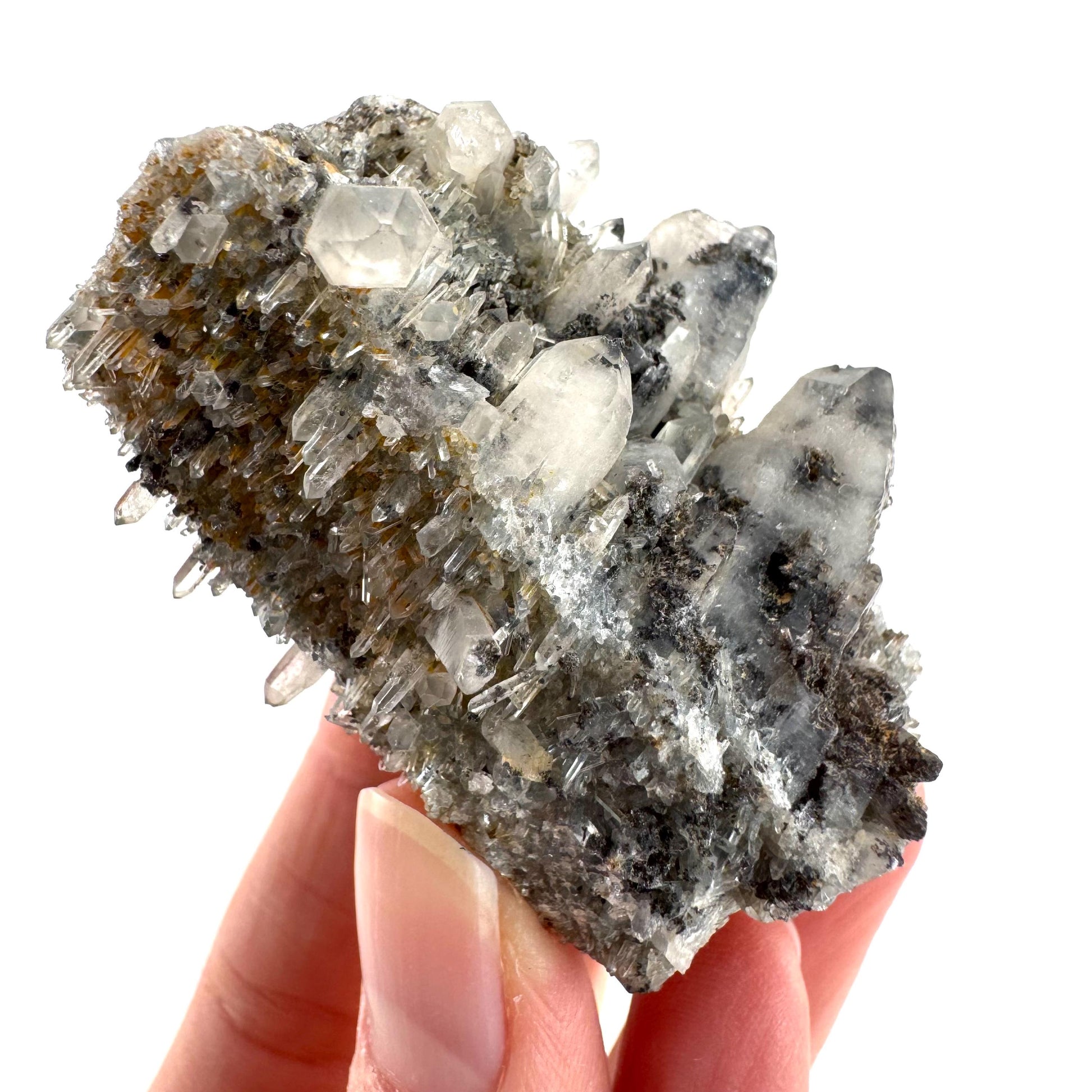 Lattice Quartz on Feldspar | Gitter Crystal, Mineral Specimen from Namibia