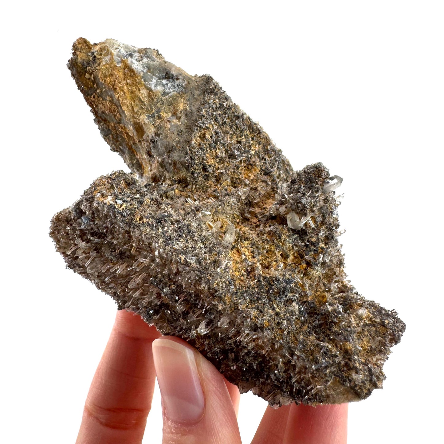 Lattice Quartz on Feldspar | Gitter Crystal, Mineral Specimen from Namibia