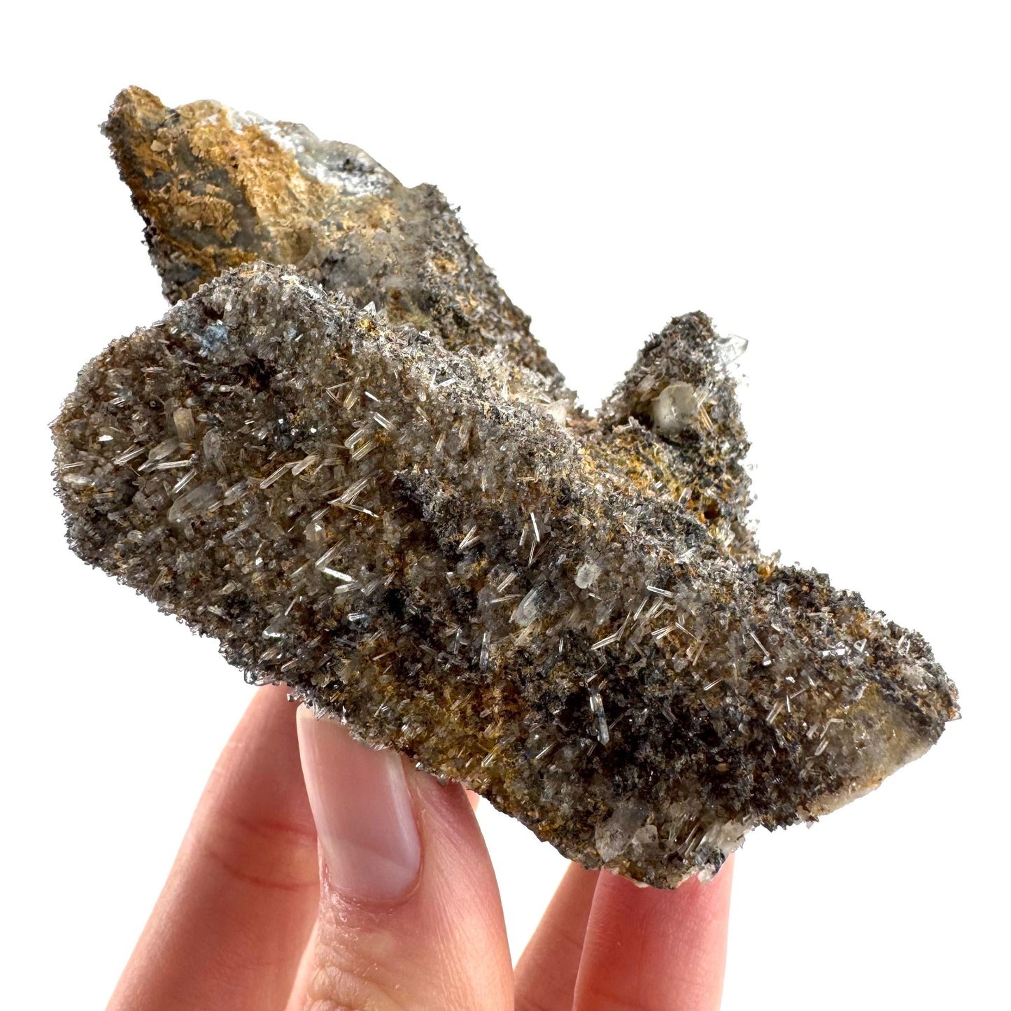 Lattice Quartz on Feldspar | Gitter Crystal, Mineral Specimen from Namibia