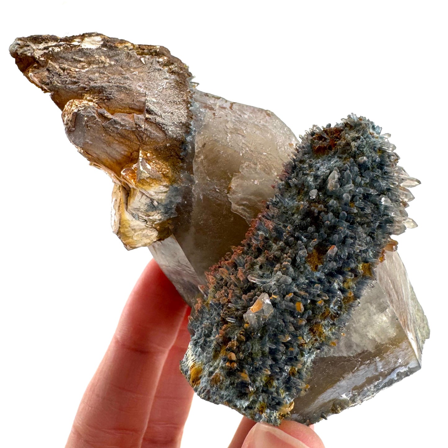 Lattice Quartz on Feldspar | Gitter Crystal, Mineral Specimen from Namibia