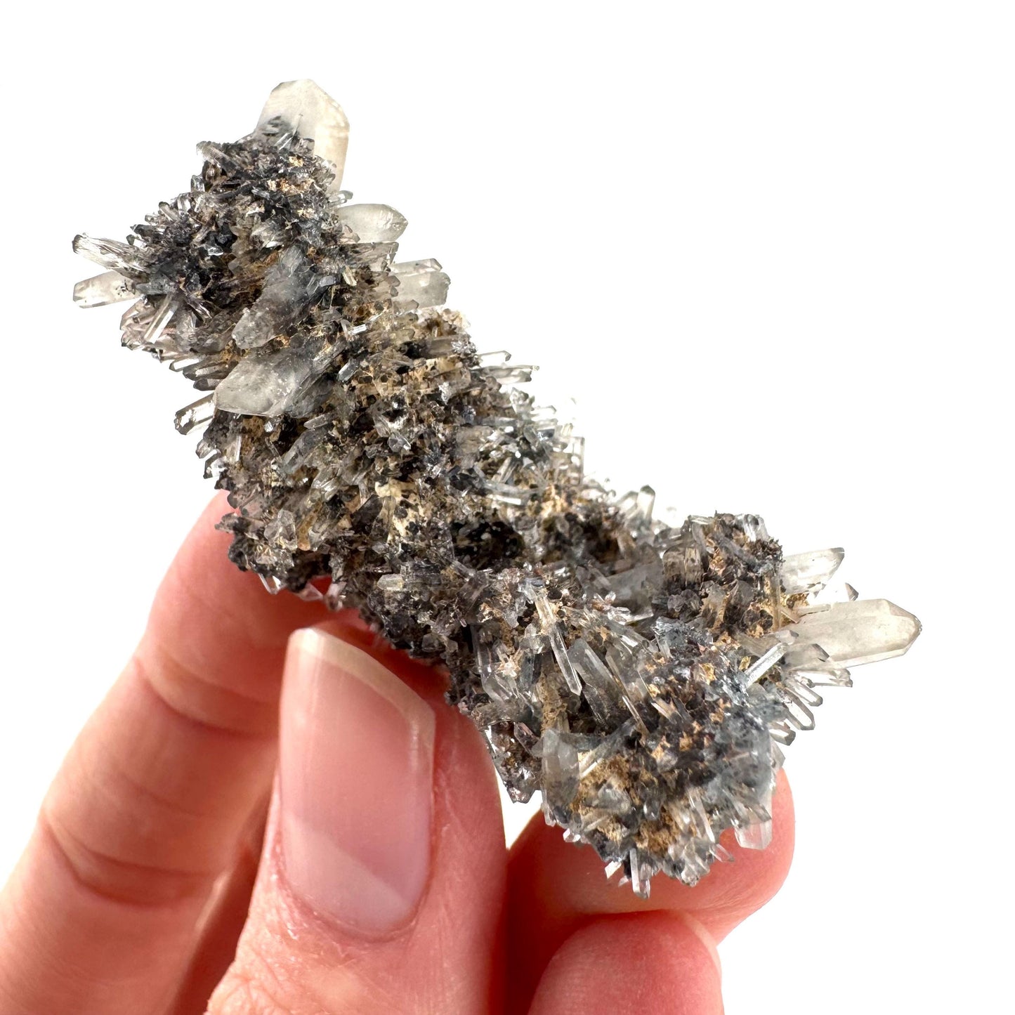 Lattice Quartz on Feldspar | Gitter Crystal, Mineral Specimen from Namibia