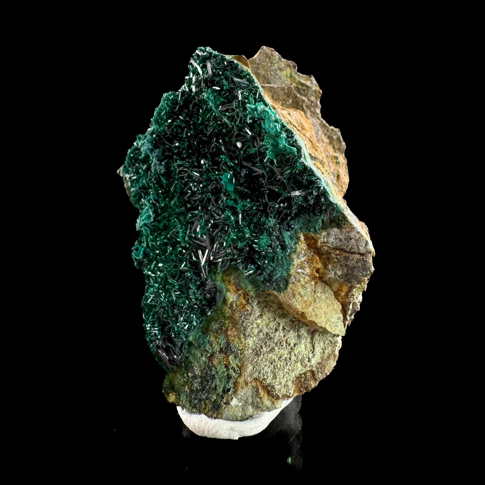 Atacamite | green crystals on matrix, rare mineral specimen from Chile