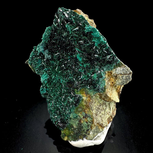 Atacamite | green crystals on matrix, rare mineral specimen from Chile