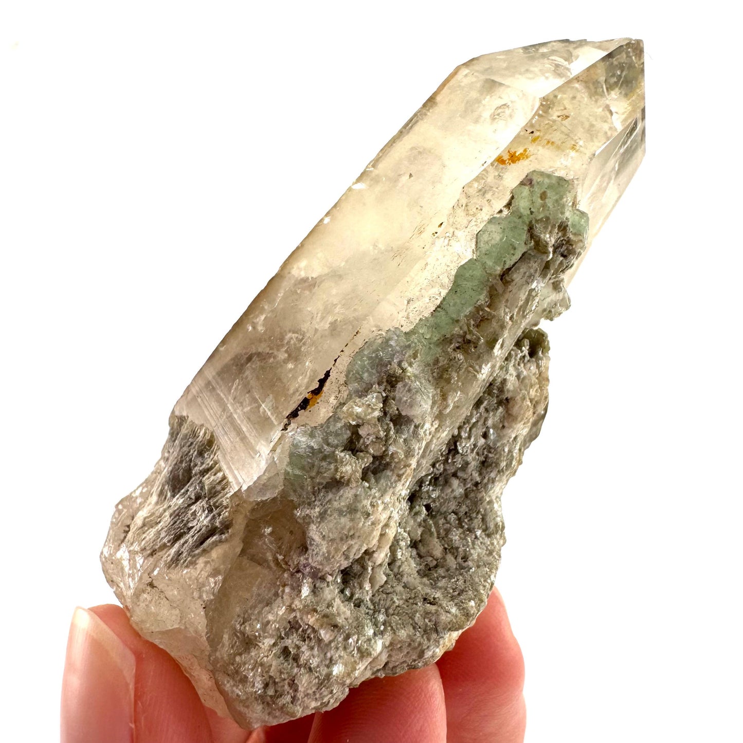 Fluorite on Smoky Quartz | natural crystal, Erongo mineral specimen