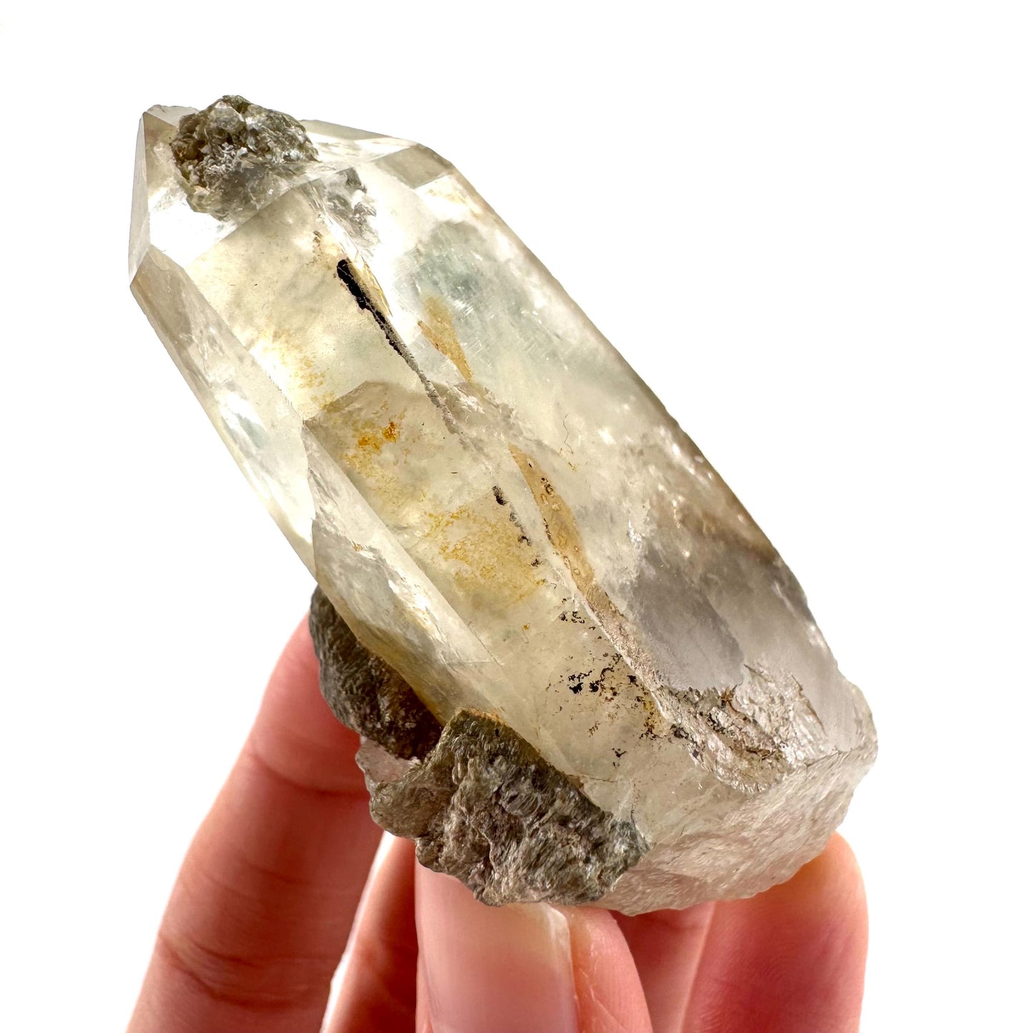 Fluorite on Smoky Quartz | natural crystal, Erongo mineral specimen