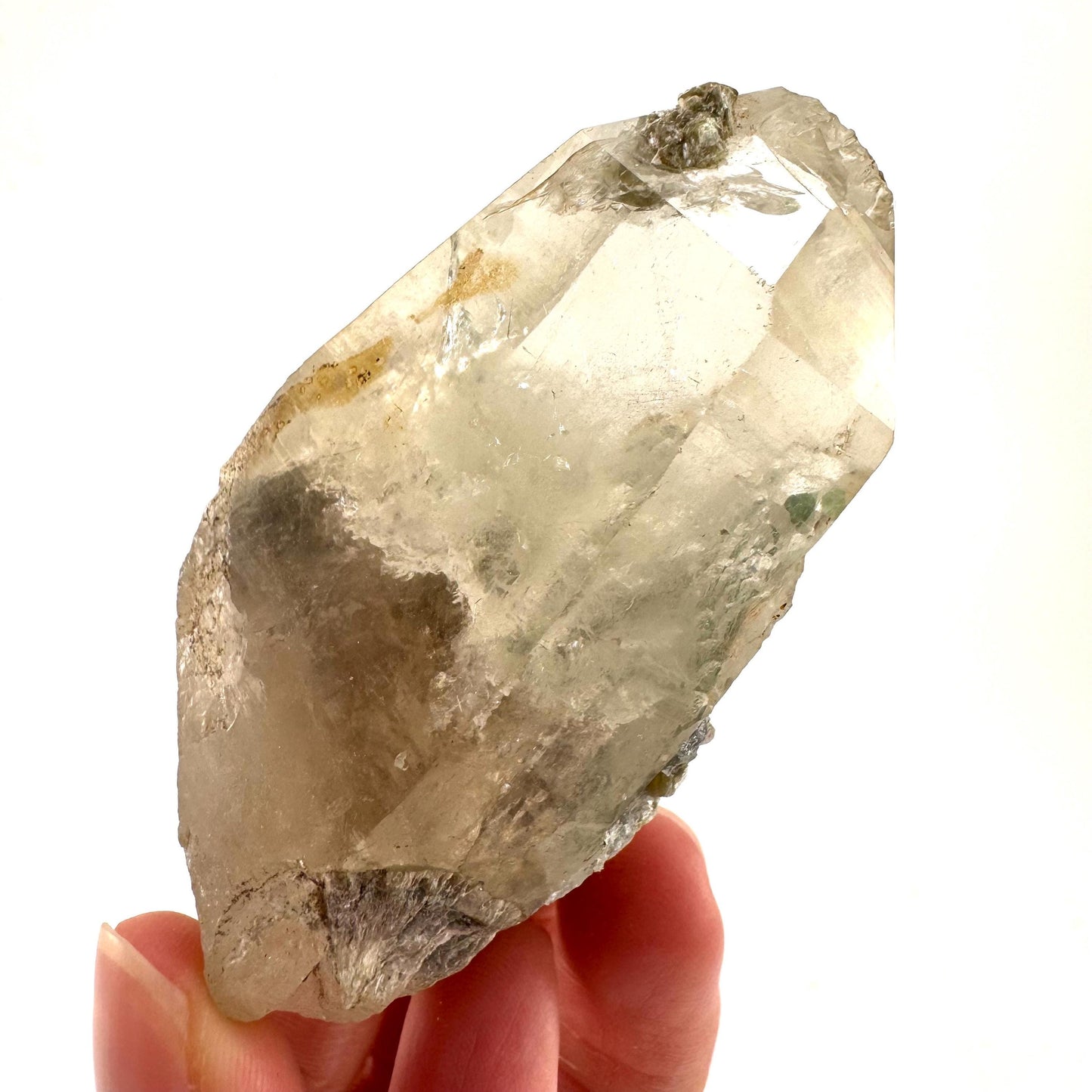 Fluorite on Smoky Quartz | natural crystal, Erongo mineral specimen