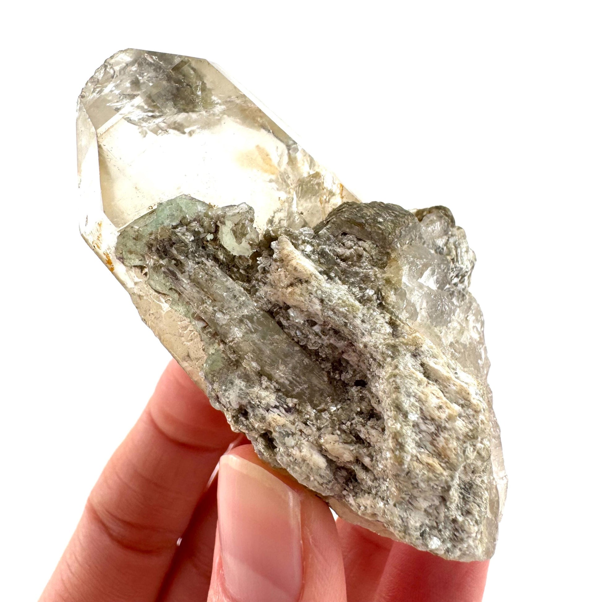 Fluorite on Smoky Quartz | natural crystal, Erongo mineral specimen
