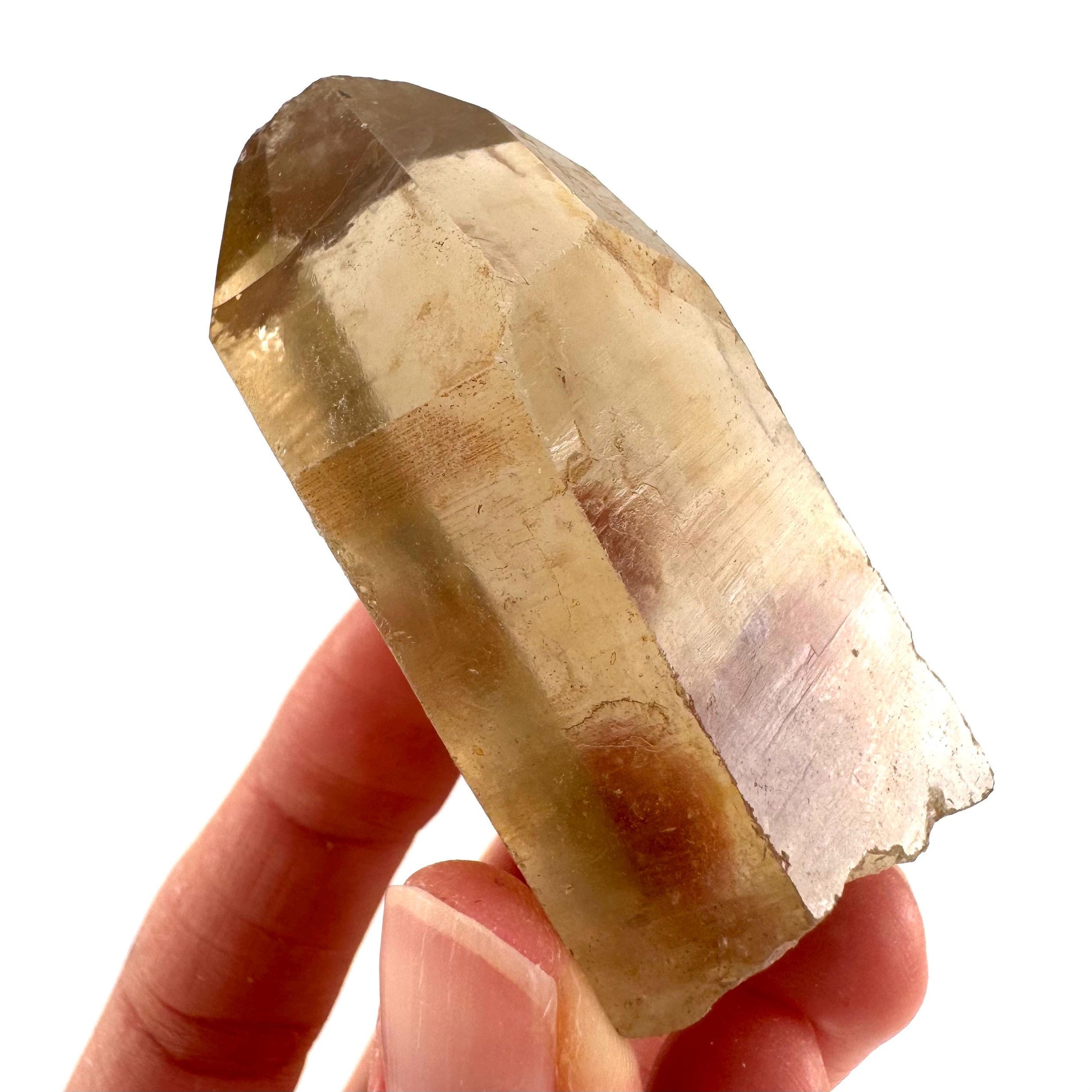 Namibian Smoky Quartz Crystal Point | Raw Mineral Specimen