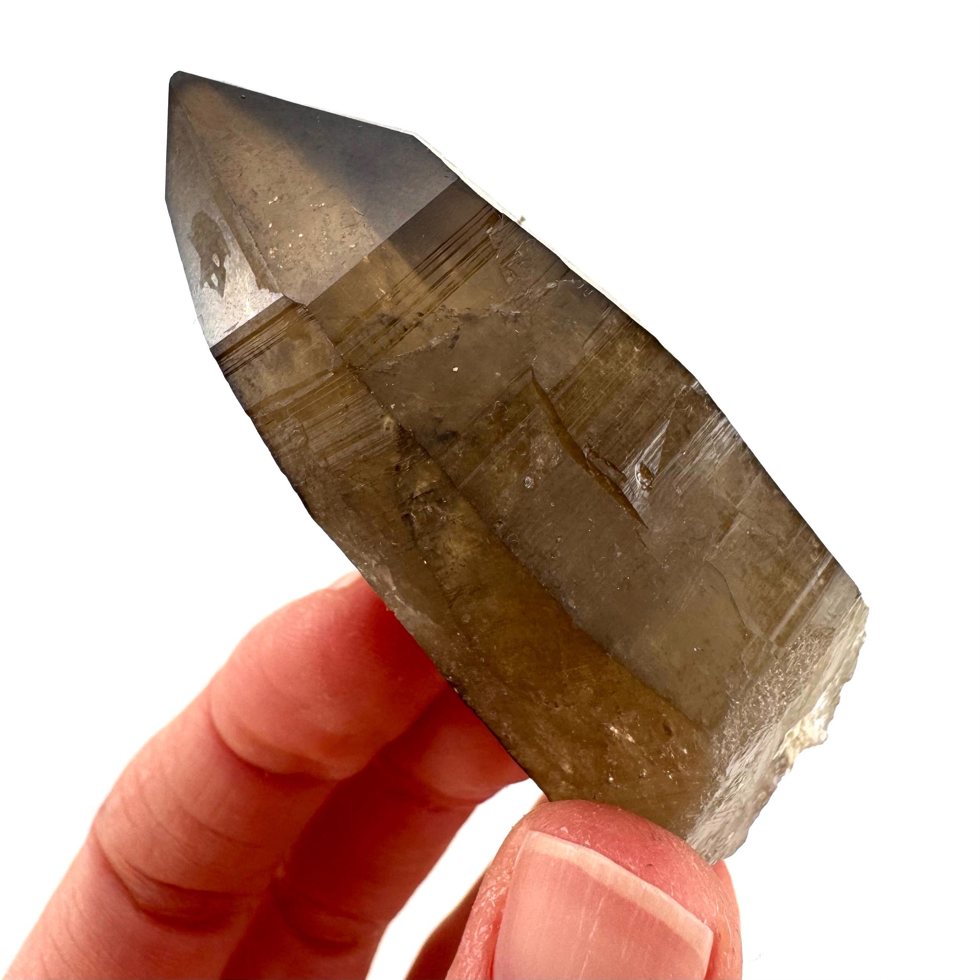 Namibian Smoky Quartz Crystal Point | Raw Mineral Specimen