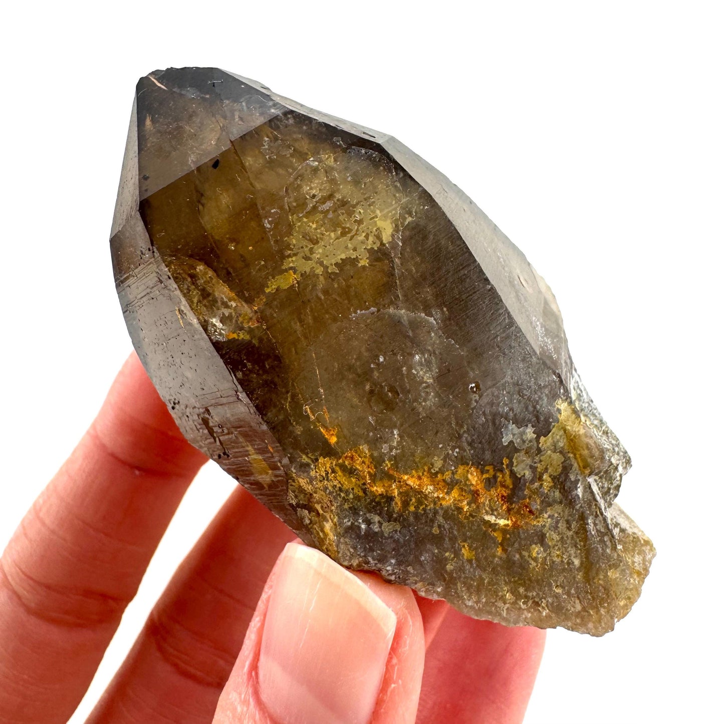 Namibian Smoky Quartz Crystal Point | Raw Mineral Specimen