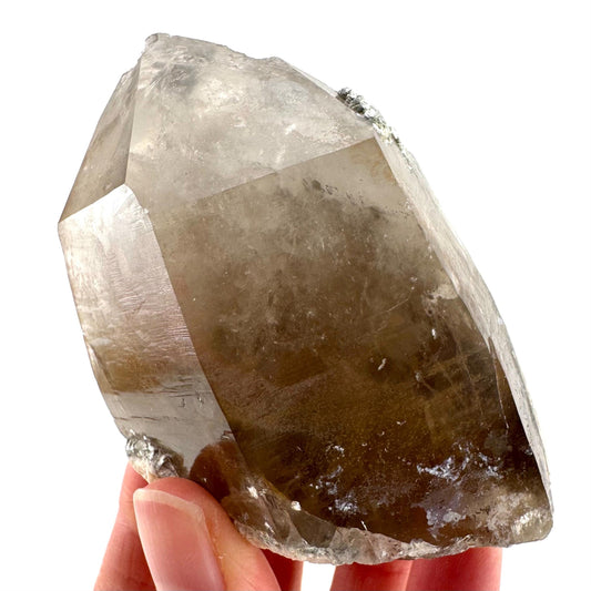 Namibian Smoky Quartz Crystal Point | Raw Mineral Specimen